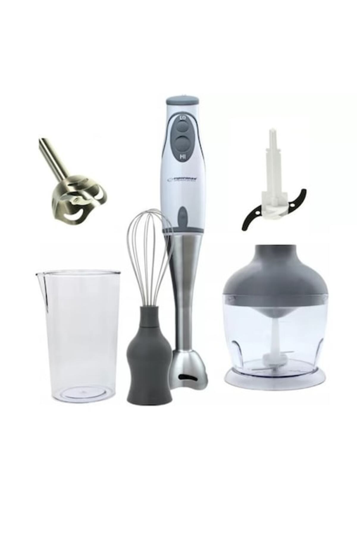 ESPERANZA-Blender chopper and mixer 3 in 1 stainless steel with two graduated cups 500 ml and 750 ml 1