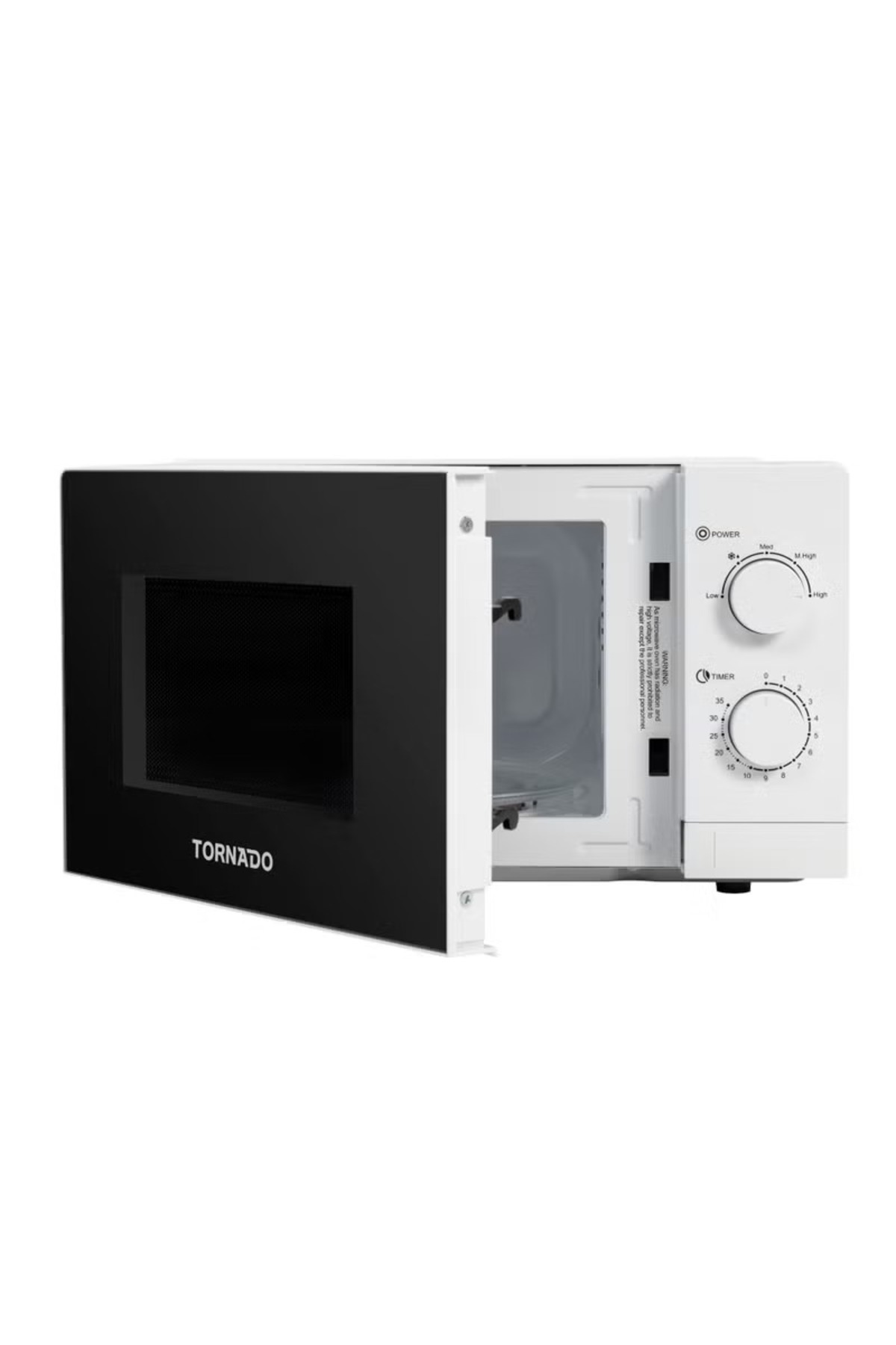 Tornado-20 Liters Solo Microwave Oven with 5 Power Levels, 700W, Defrost Function 1