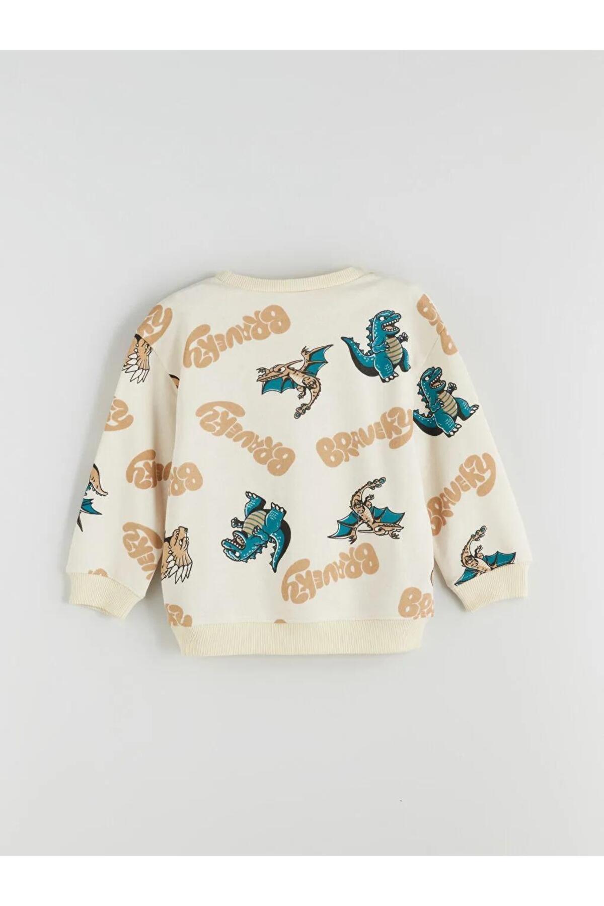 LC Waikiki-Lcw Kids Printed Boys' Sweatshirt (W5) 3