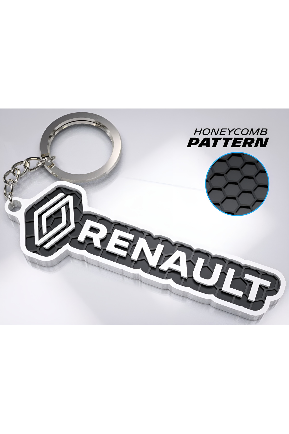 Szdesing Renault Araba Logolu Anahtarlık Oto Aksesuarı