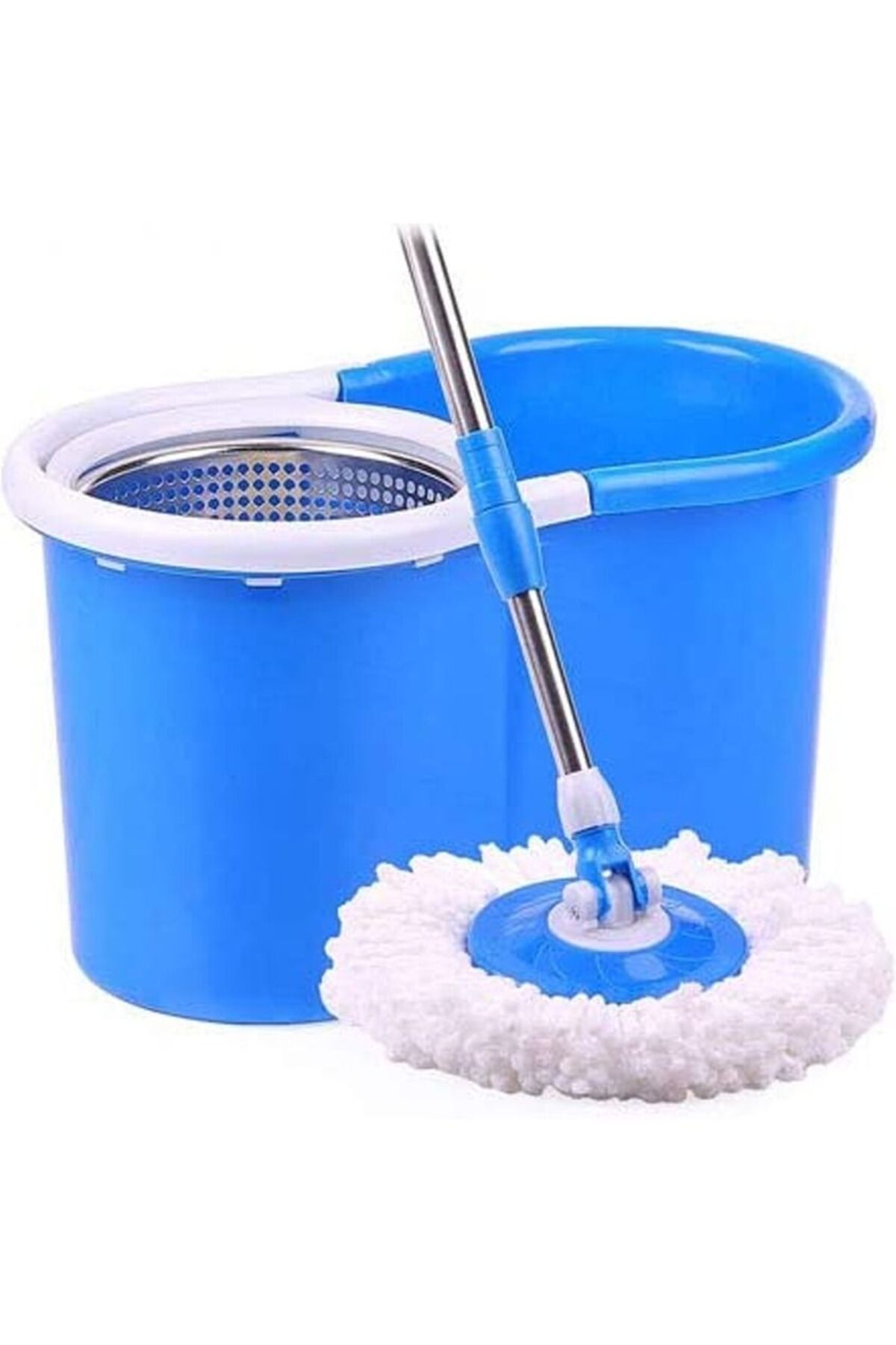 Generic-360Â° Rotating Mop With Bucket Dual Mop Heads Use Squeeze Rotating Mop To Quickly Dispensing Rag Fl 1