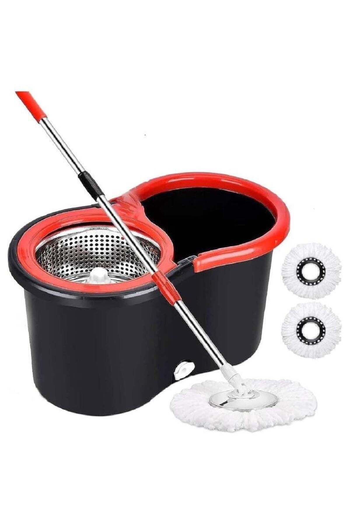 Generic-Gravity Easy Spin Mop and Bucket Set with 360Â¬âˆž Rotation | Stainless Steel Handle & Wring Dryer 1