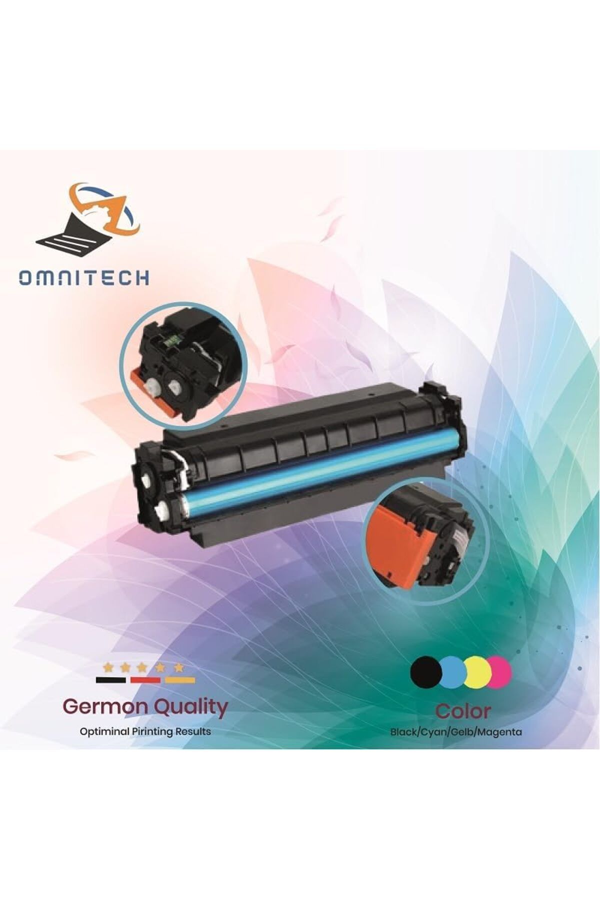 Omnitech-Omni Tech 414A Multipack High Yield Toner Cartridge - Compatible with HP Color LaserJet Pro MFP M479 6