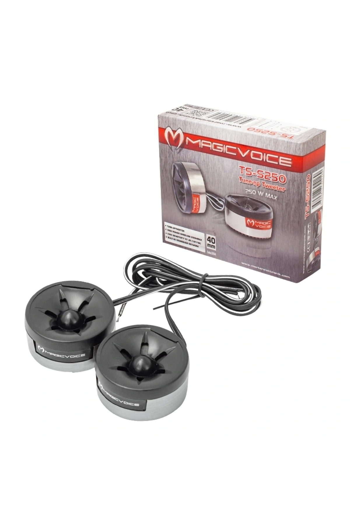 ALFA AKSESUAR 03 Magıcvoıce Mv-250 Ts-s250 40 Mm 250 Watt Tweeter