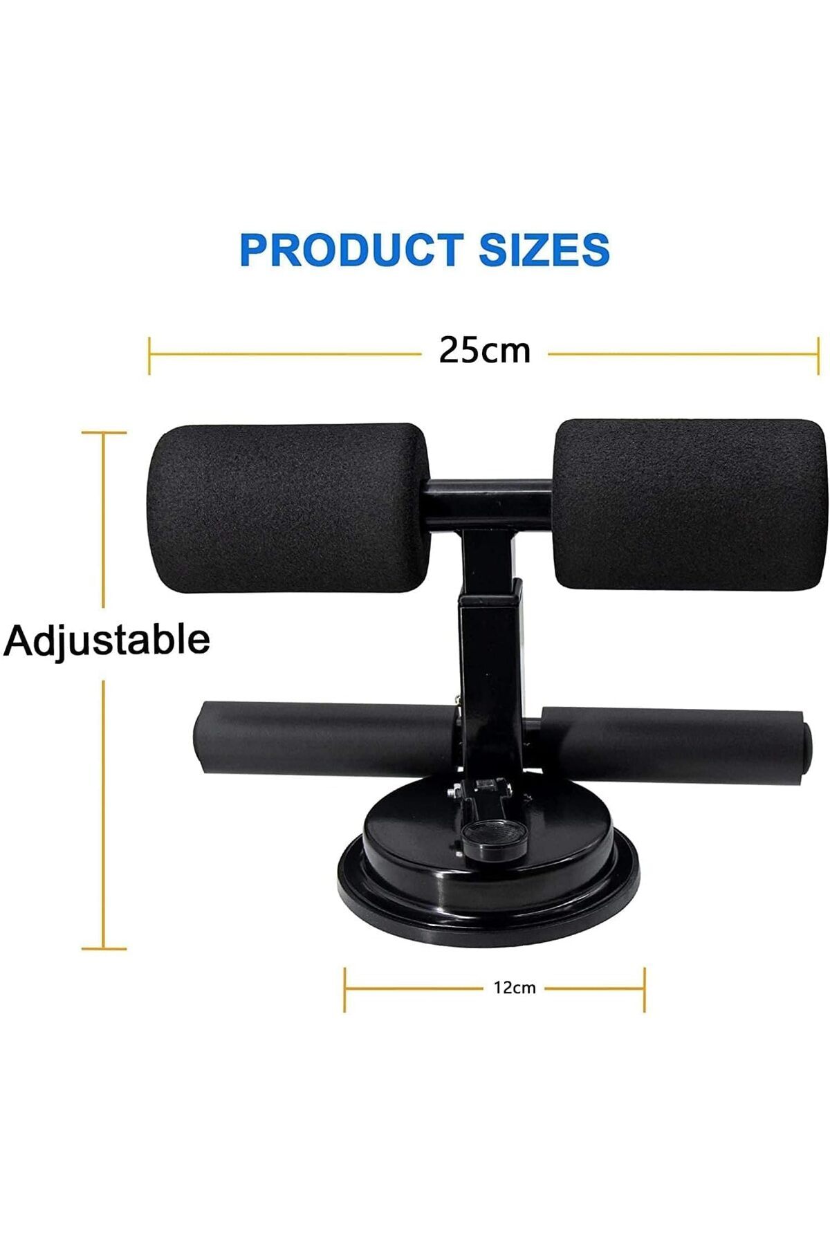erorex-Sit up Bar Floor Adjustable Sit up Assistant Device Strong Self Suction Portable Sit up Bar Sit up 5