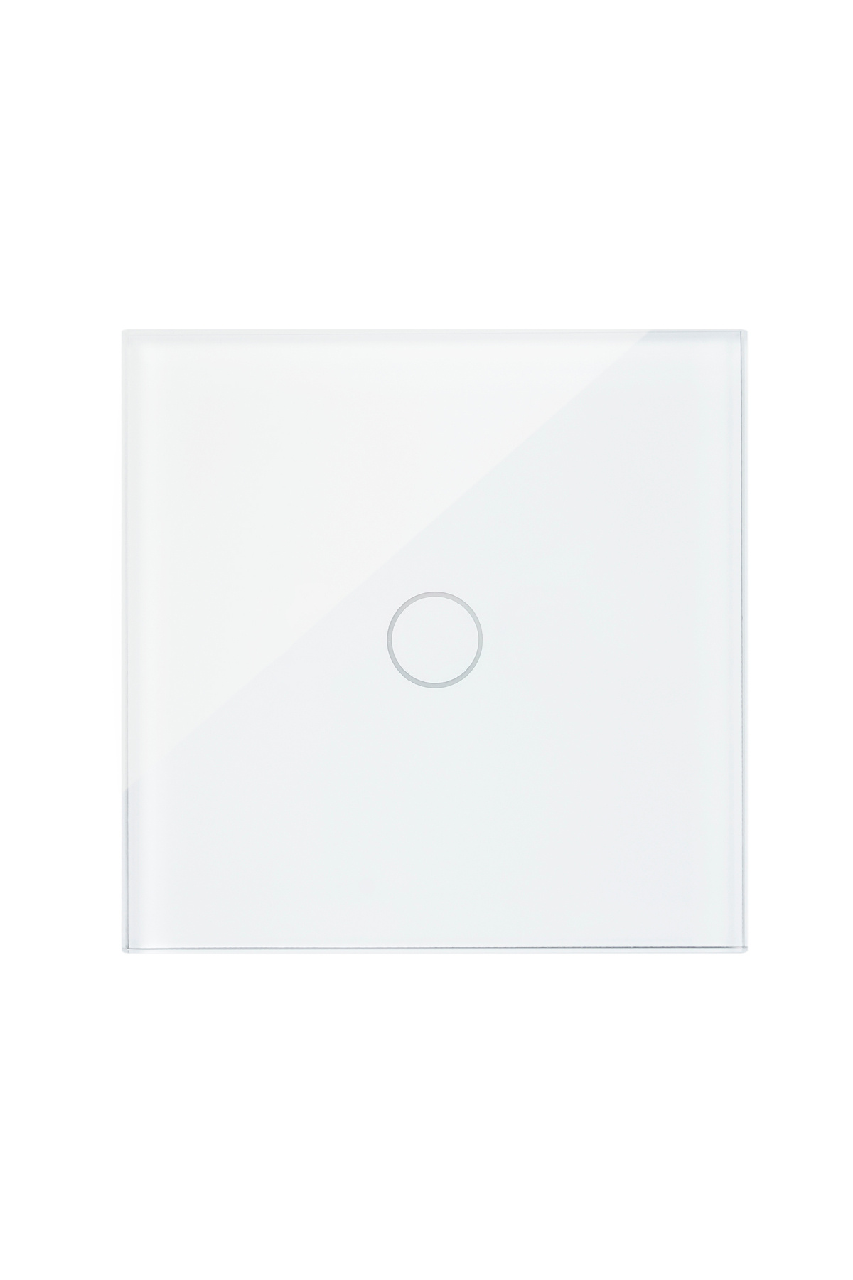 PNI-Single switch with touch SH801 800W made of glass, white with LED indicator 1