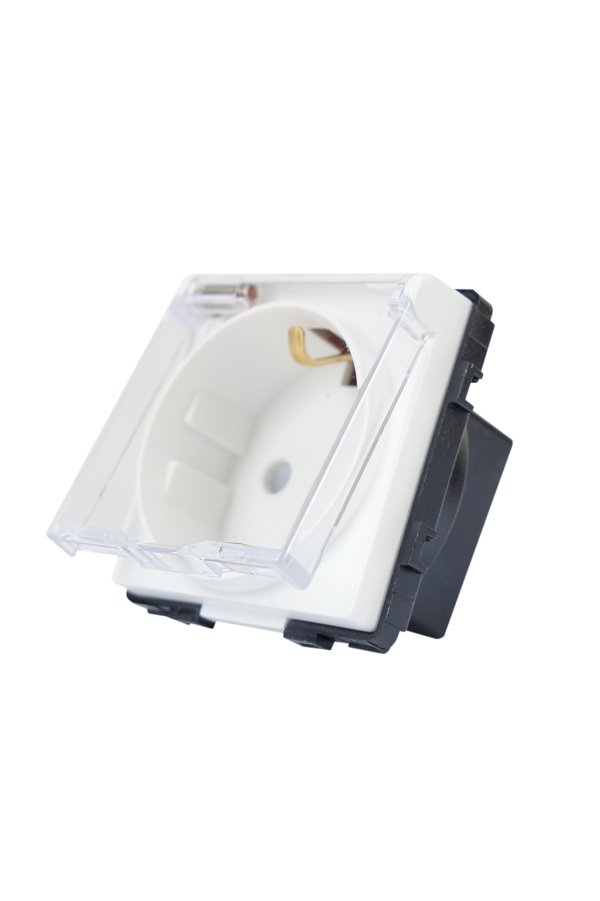 PNI-Single modular socket WP321 with water protection, for glass frame 2