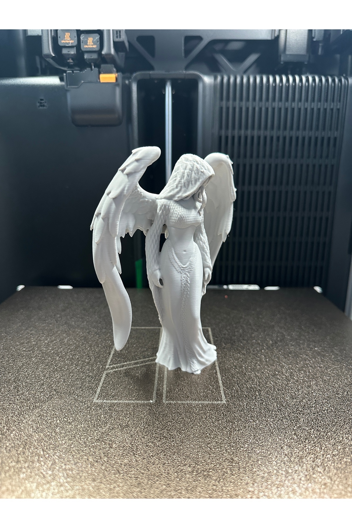 Figurine Dark Angel – Sculpture de collection et décorative imprimée en 3D (23 cm)