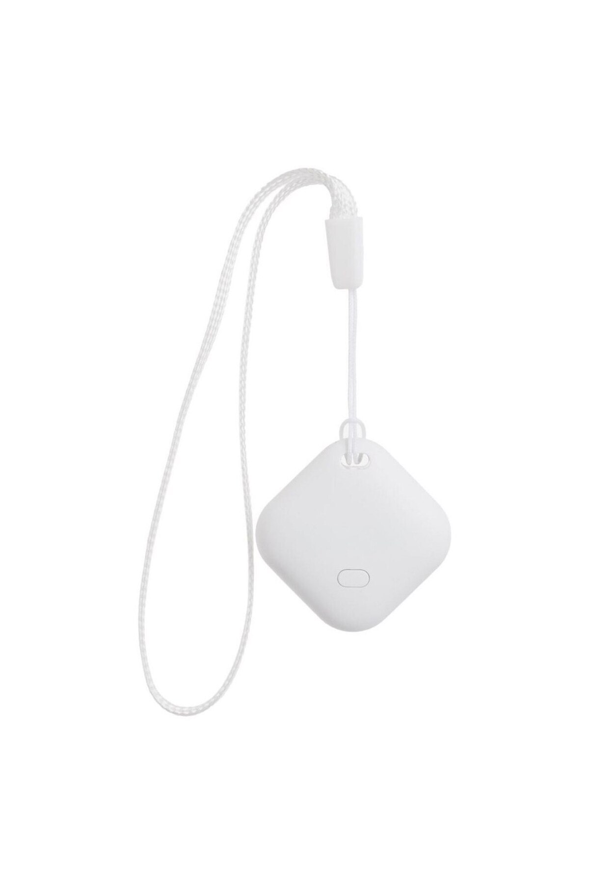 OEM-Object Locator Compatible with Apple Find My, with Strap, 3×3 cm, White – Replaceable Battery 210 5