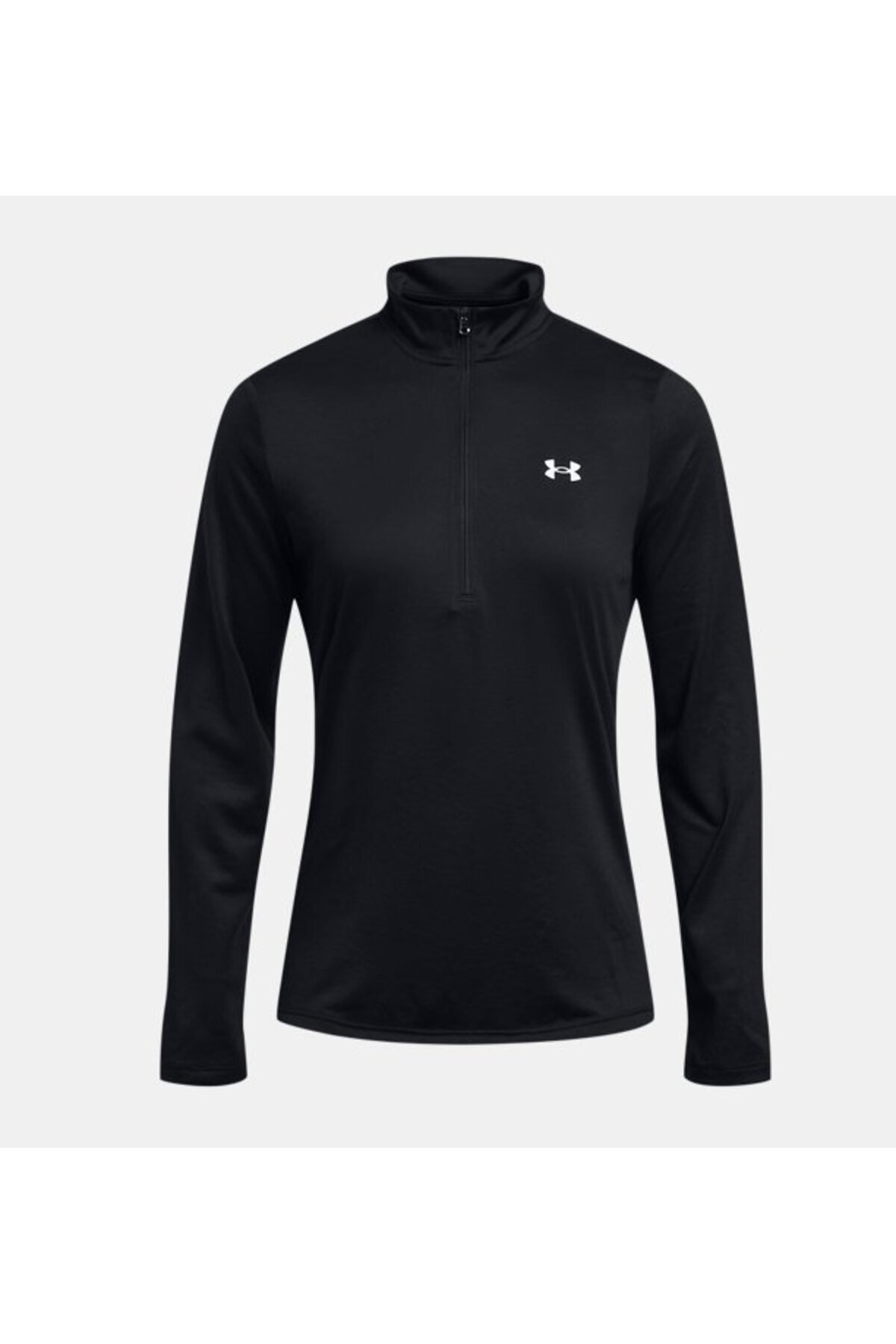 Under Armour Kadın UA Tech 1/2 Fermuarlı- Solid Uzun Kollu T-shirt 1384224-001 görsel 3