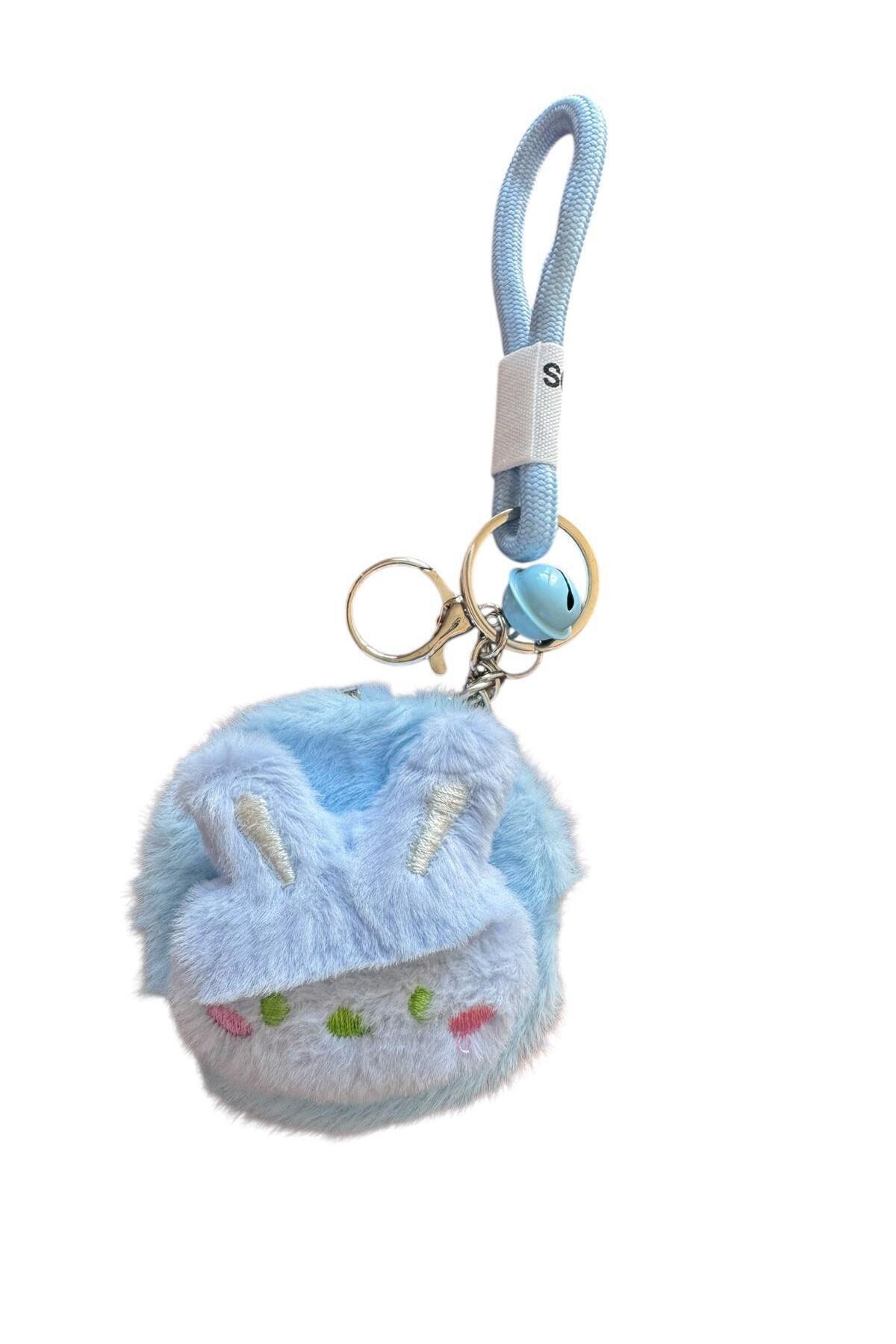 Tatlı Sebep-Plush Rabbit Character Keychain – with Mirror Detail 3