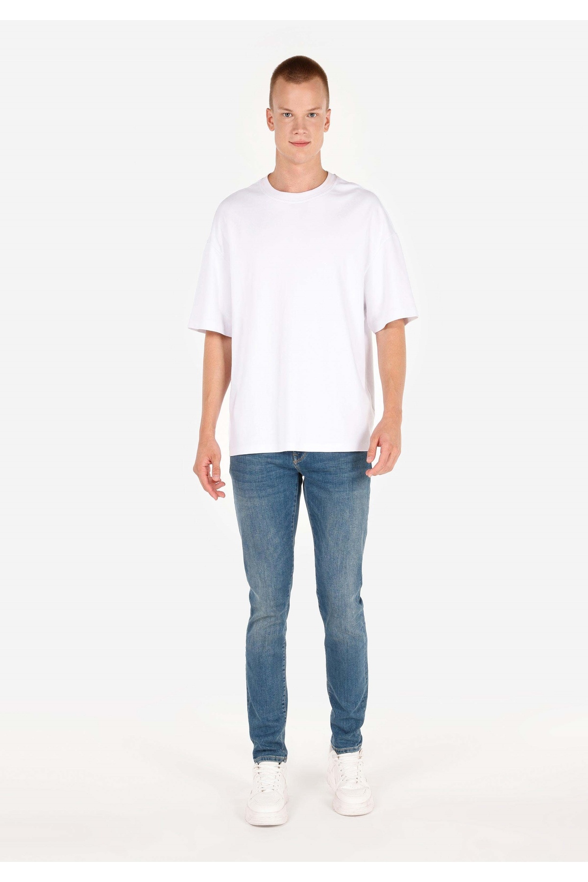 کالینز شلوار جین نیلی مردانه اسلیم فیت