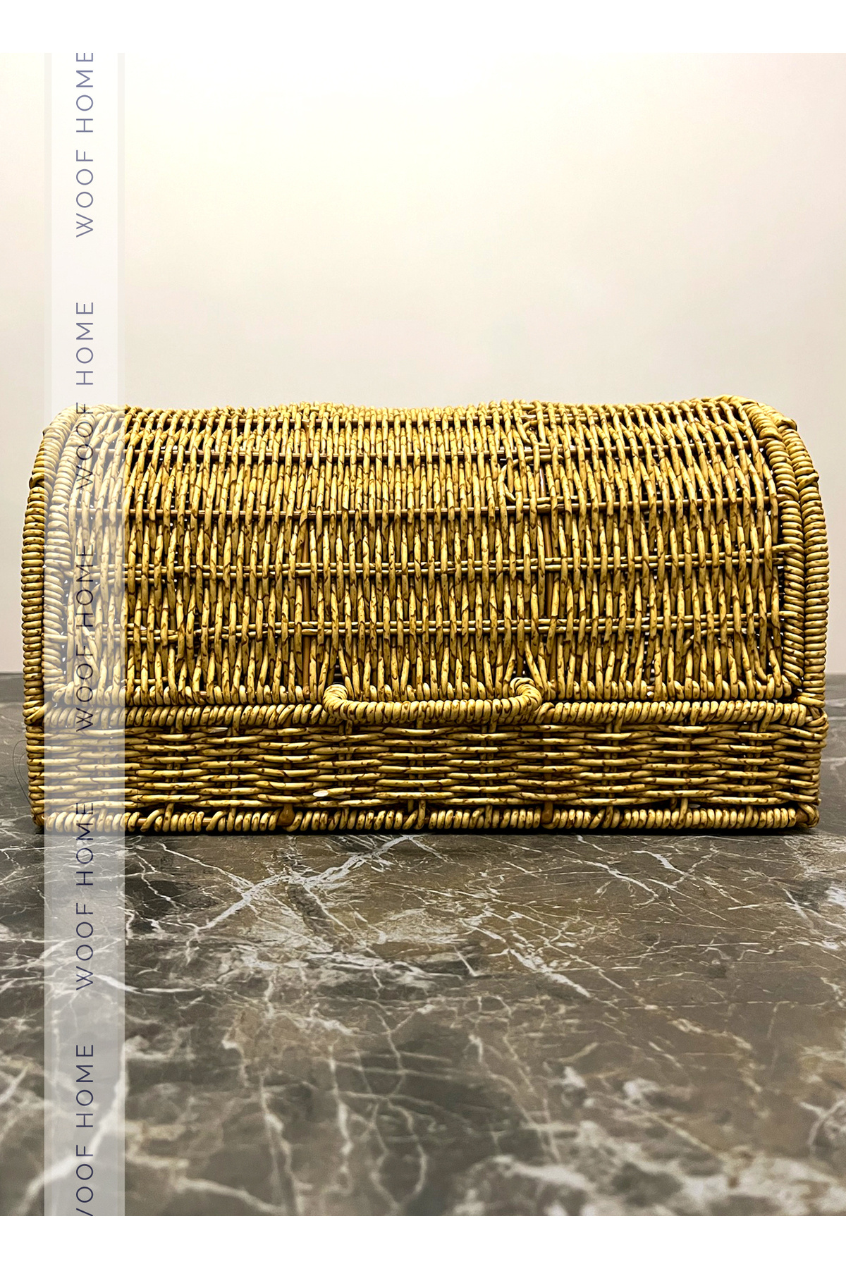 WOOF HOME-Wicker Bread Basket Storage Box with Lid 2