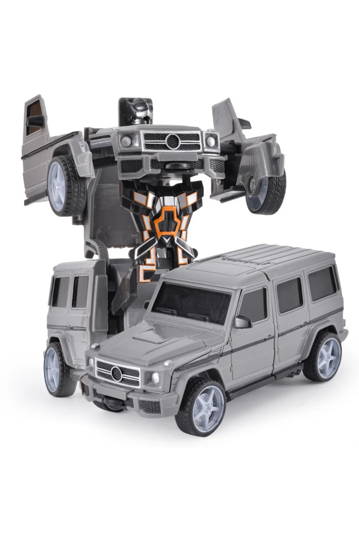 Choice11-Transformer car S Shape-shifting toy car inertial impact one-button shape-shifting boy puzzle collis 1