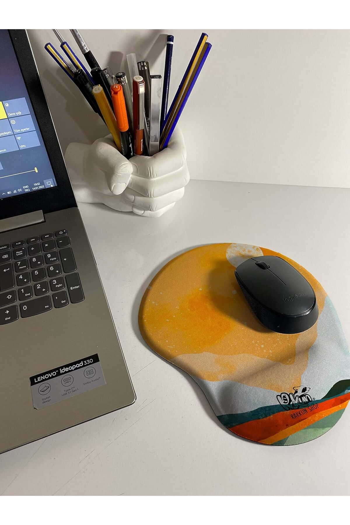 Yıldızan - İllustrasyon Çizim Bilek Destekli Mouse Pad (2133) 1063348