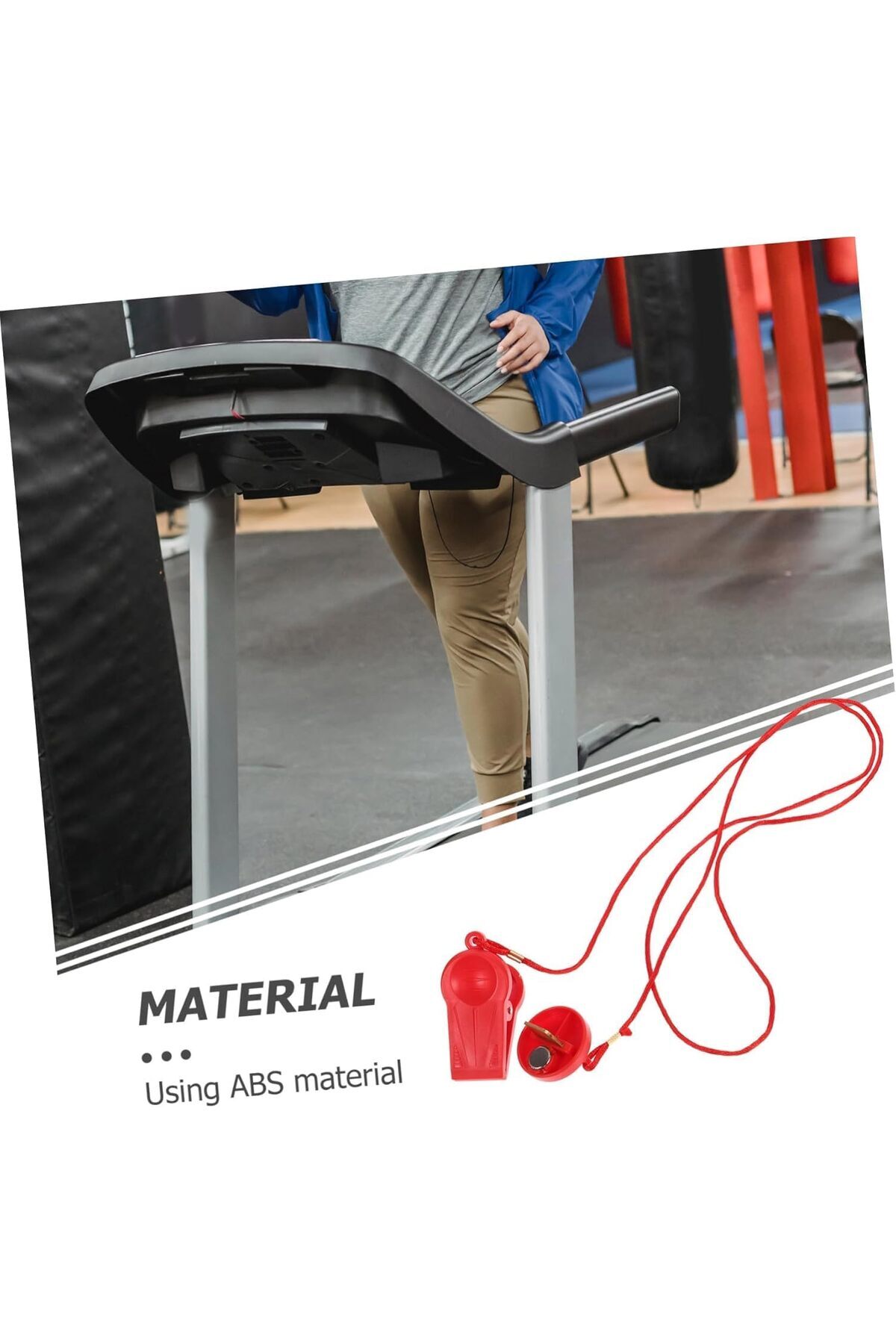 erorex-SUPVOX 1 Set Treadmill Key Treadmill Safety Key Universal Fitness Plastic Stop Component Running 7