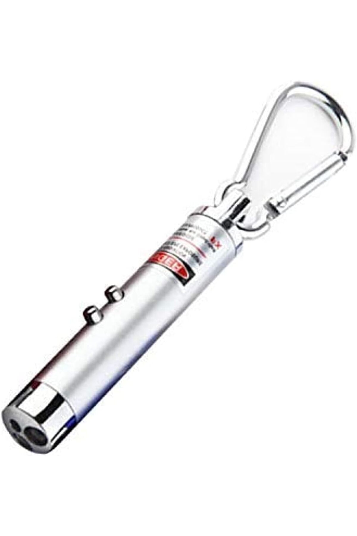 erorex-5mW 2in1 LED Laser Pen Pointer Flashlight Torch Beam Light Keychain 1