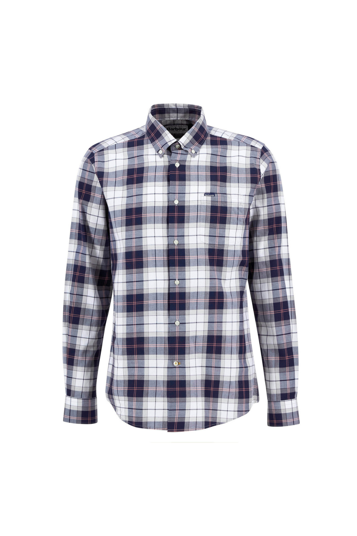 پیراهن مردانه طرح دار آستین بلند | باربور Barbour MSH4982-TN42 RT - تصویر 2