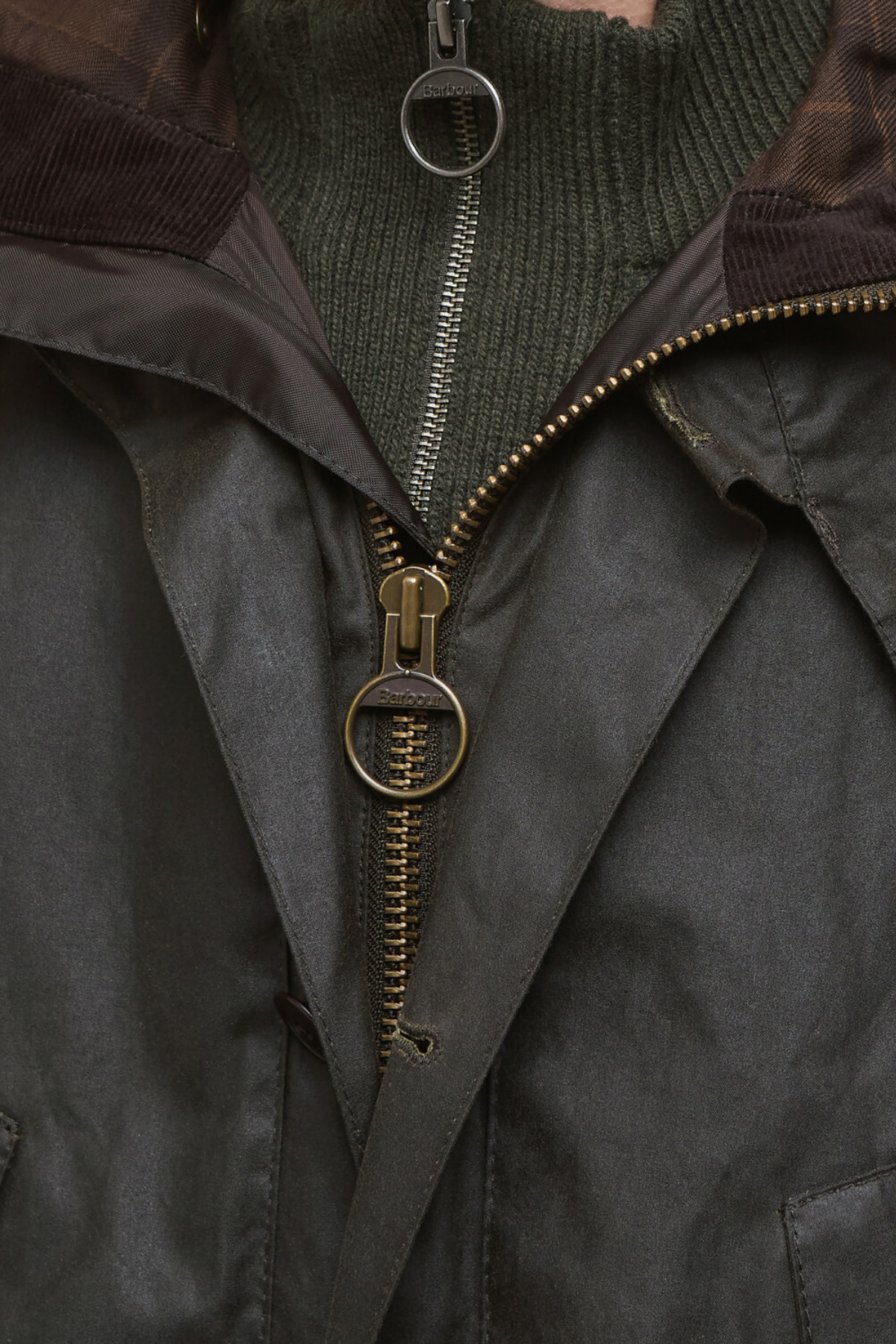 کاپشن مردانه راسته آستین بلند | باربور Barbour MWX2484-823 - تصویر 6
