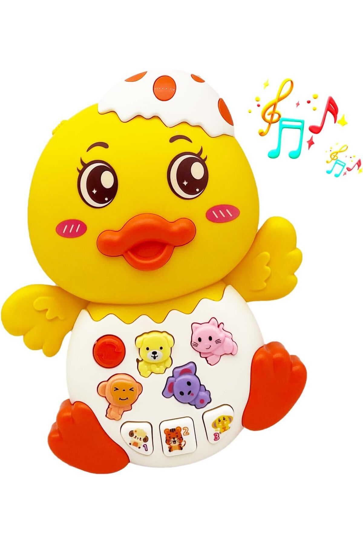 Brother Toys Sesli Işıklı Müzikli Eğitici Çok Fonksiyonlu Bebek Ve Çocuklar İçin Ördek Piyano 15 Cm. fotoğrafı 5 (önizleme)