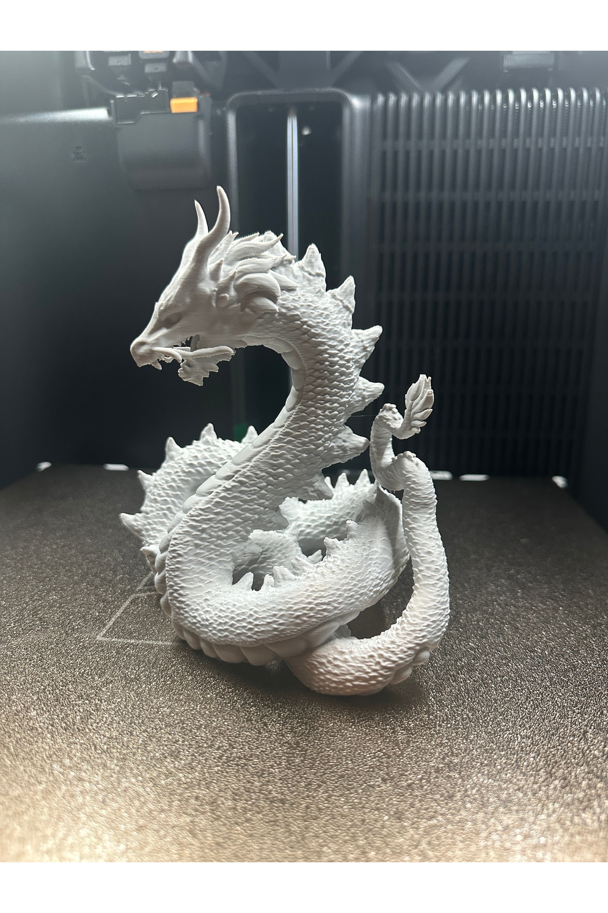 Yılan Ejderha Figürü – 3D Baskı Koleksiyon ve Dekoratif Biblo (15 cm)