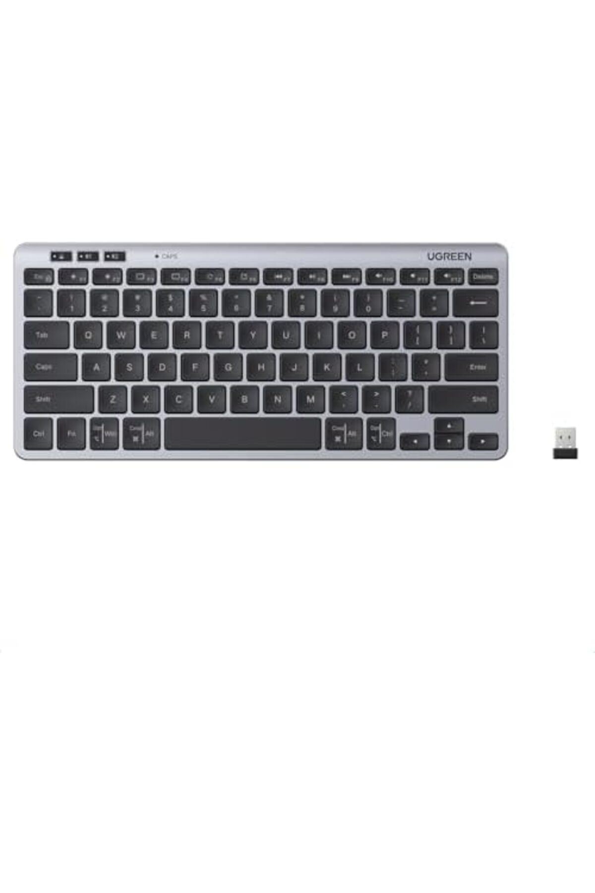 Ugreen-Wireless Keyboard 3 Device Bluetooth & 2.4G Slim Silent Keyboard with Scissor-Switch Design 2