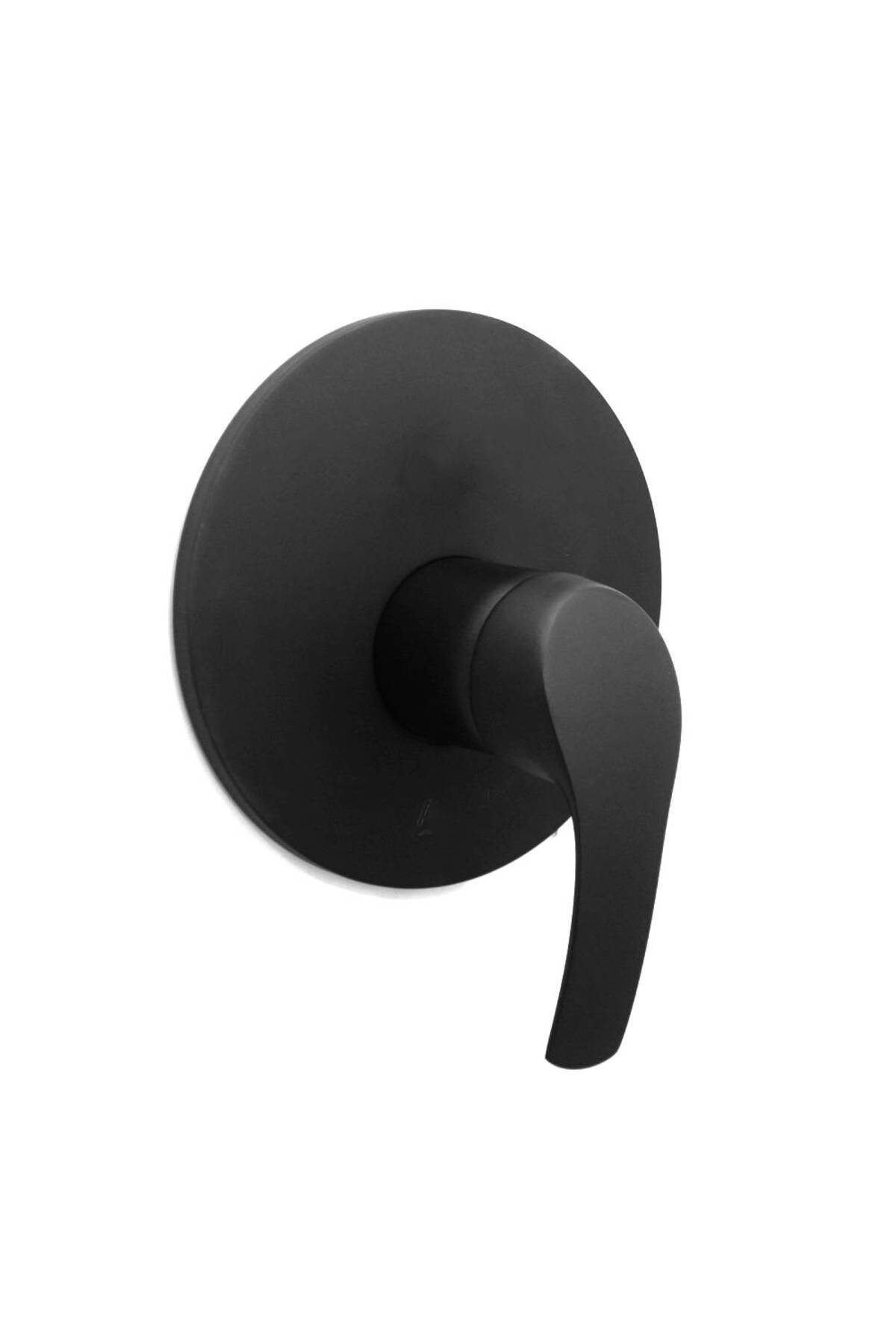 EBDAA HOME-Face Mixer Concealed Single Line Black Lima 1W 2