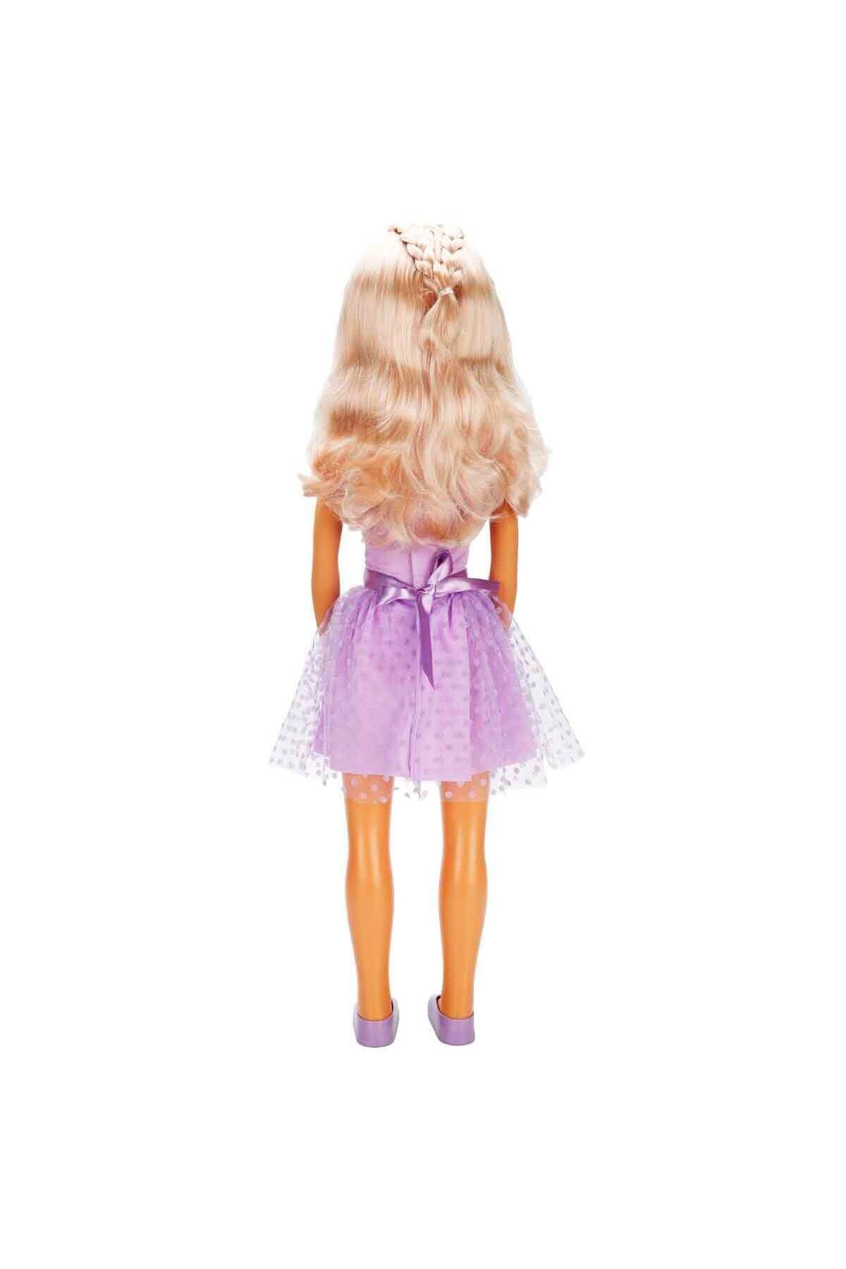 Nilly Toys Clara Party Yürüyüş Arkadaşım 80 cm - Mor Elbiseli fotoğrafı 4 (önizleme)