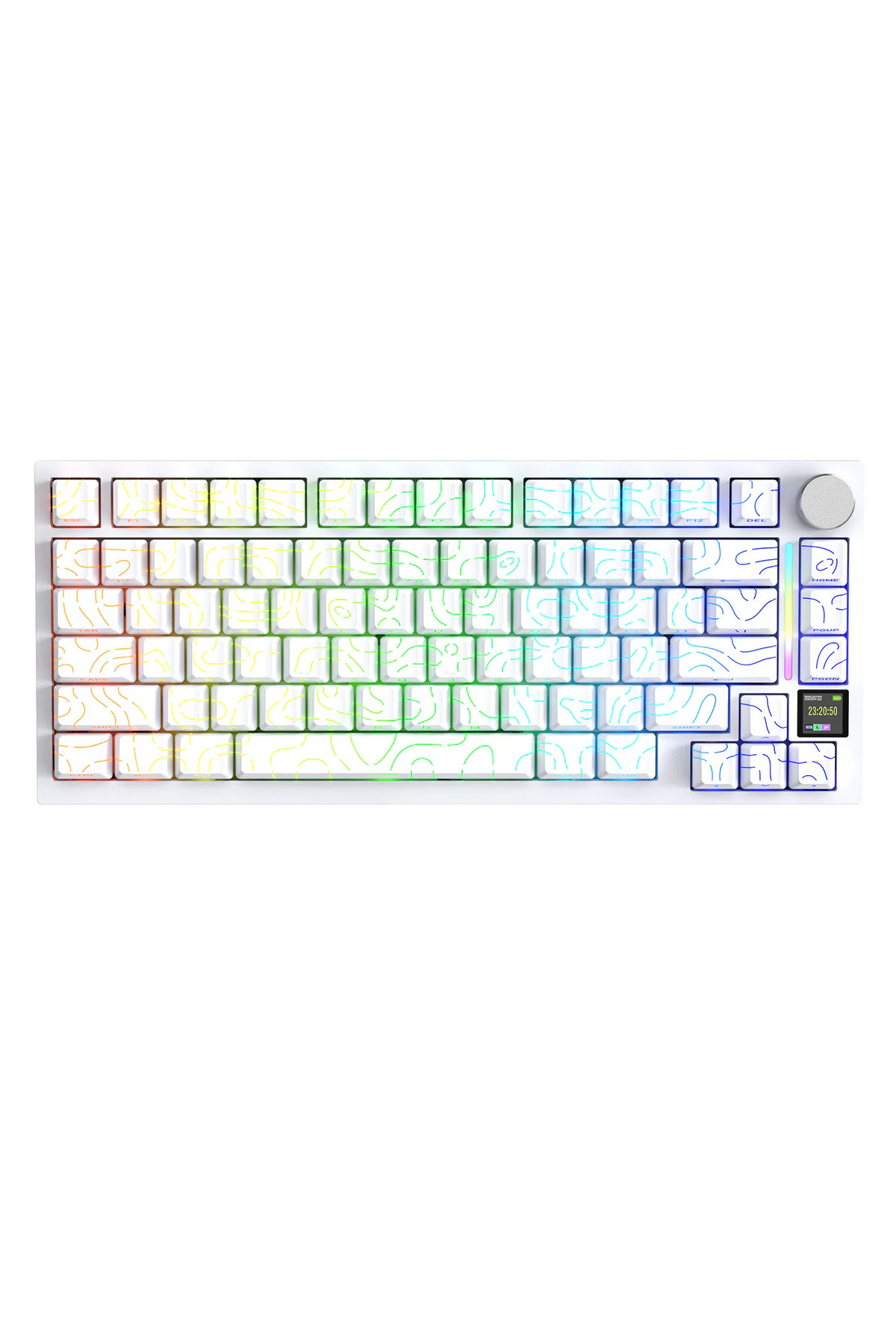 Attack Shark X820 Ultra Kablosuz Ekranlı Hot Swap Mekanik Oyuncu Klavyesi