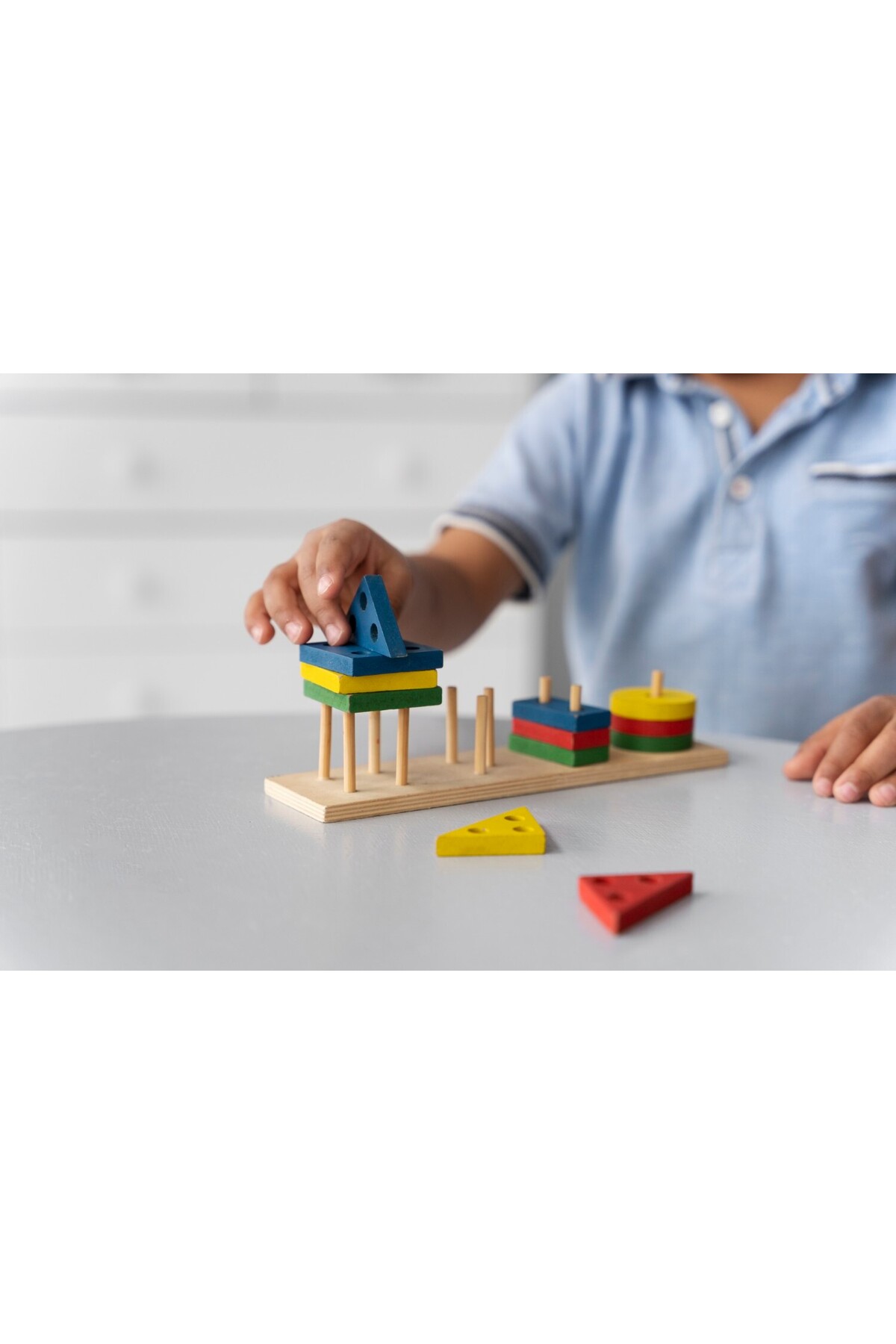 اسباببازیهای چوبی مونتهسوری، بلوکهای چیدنی و مرتبسازی، پازلهای حسی، اسباببازی آموزشی