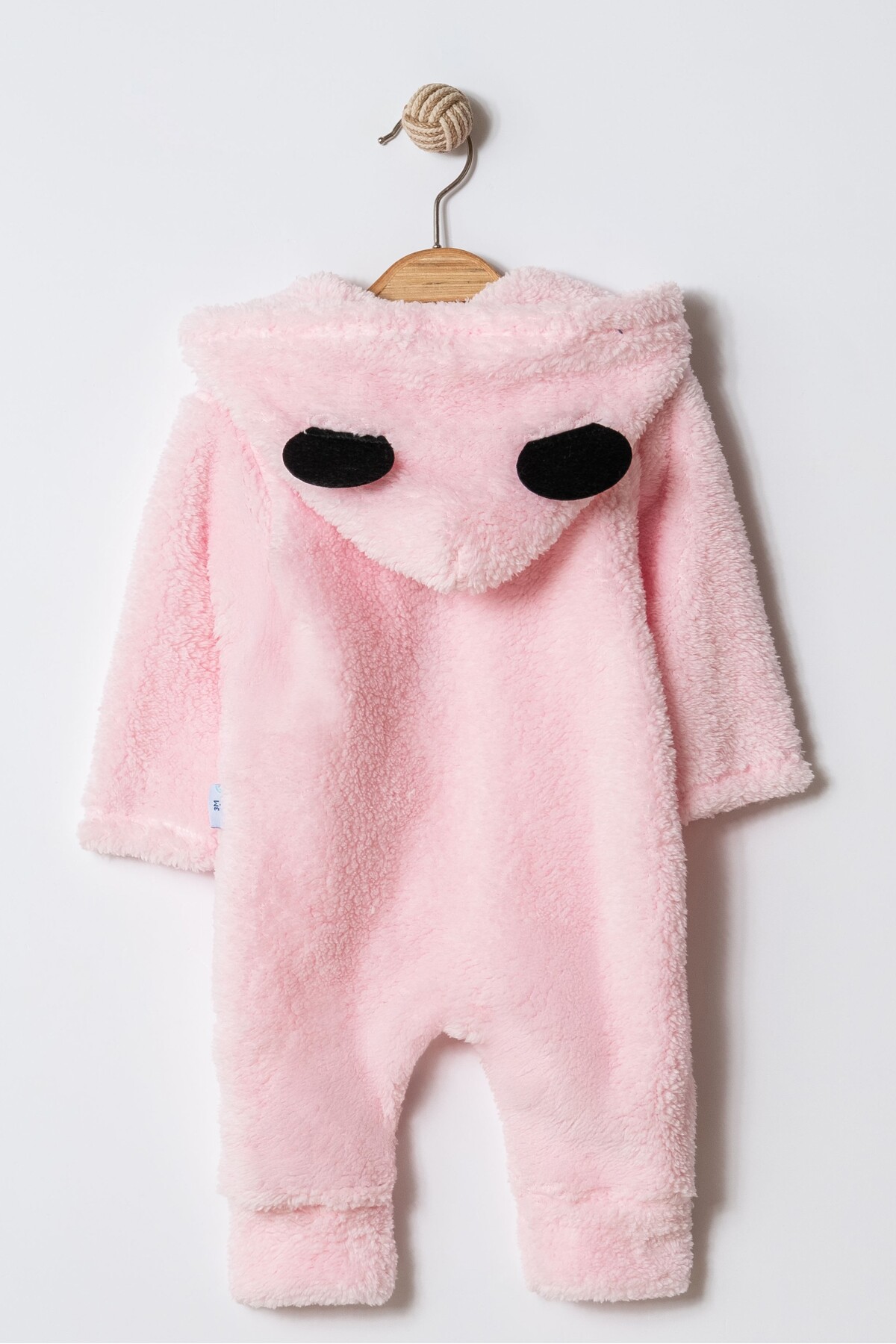 Chicsy Baby Kışlık Tatlı Welsoft Minnie Nakışlı Çift Fermuarlı Kolay Giyimli Kapüşonlu Bebek Tulum fotoğrafı 5 (önizleme)