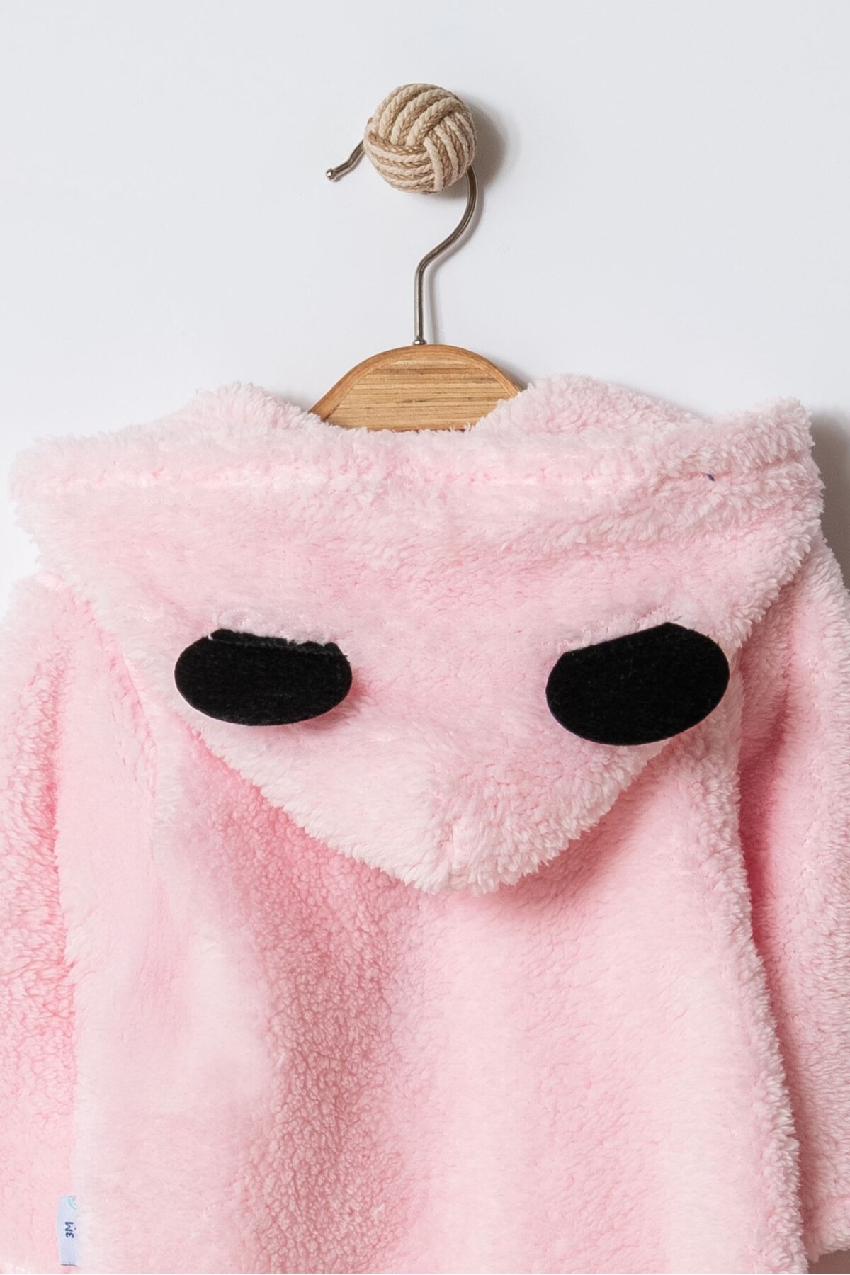 Chicsy Baby Kışlık Tatlı Welsoft Minnie Nakışlı Çift Fermuarlı Kolay Giyimli Kapüşonlu Bebek Tulum fotoğrafı 4 (önizleme)