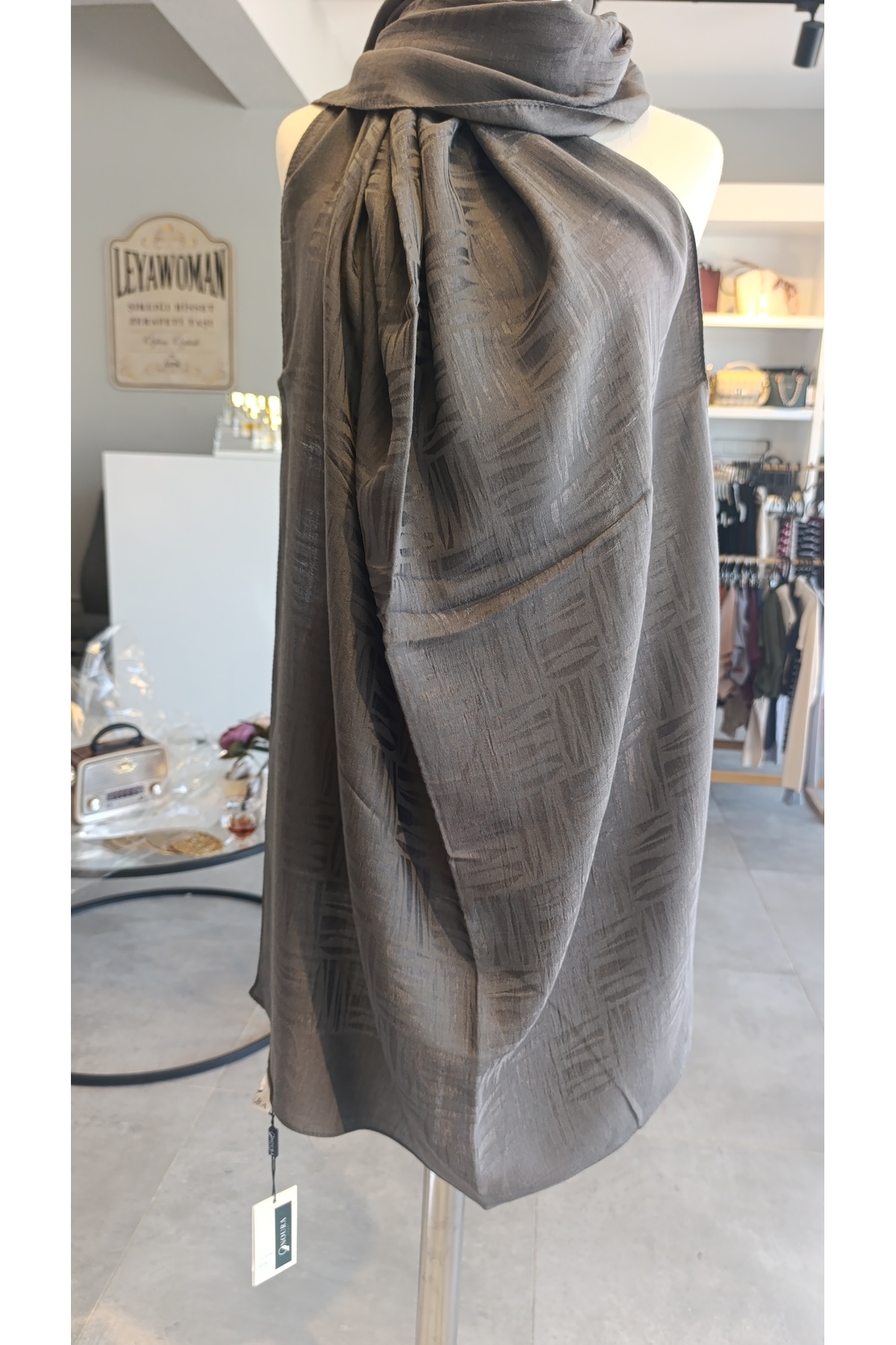 NOURA SCARF DİAMOND ELİSA ŞAL PAMUK LYOCELL
