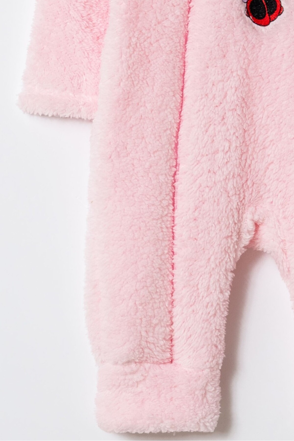 Chicsy Baby Kışlık Tatlı Welsoft Minnie Nakışlı Çift Fermuarlı Kolay Giyimli Kapüşonlu Bebek Tulum fotoğrafı 3 (önizleme)