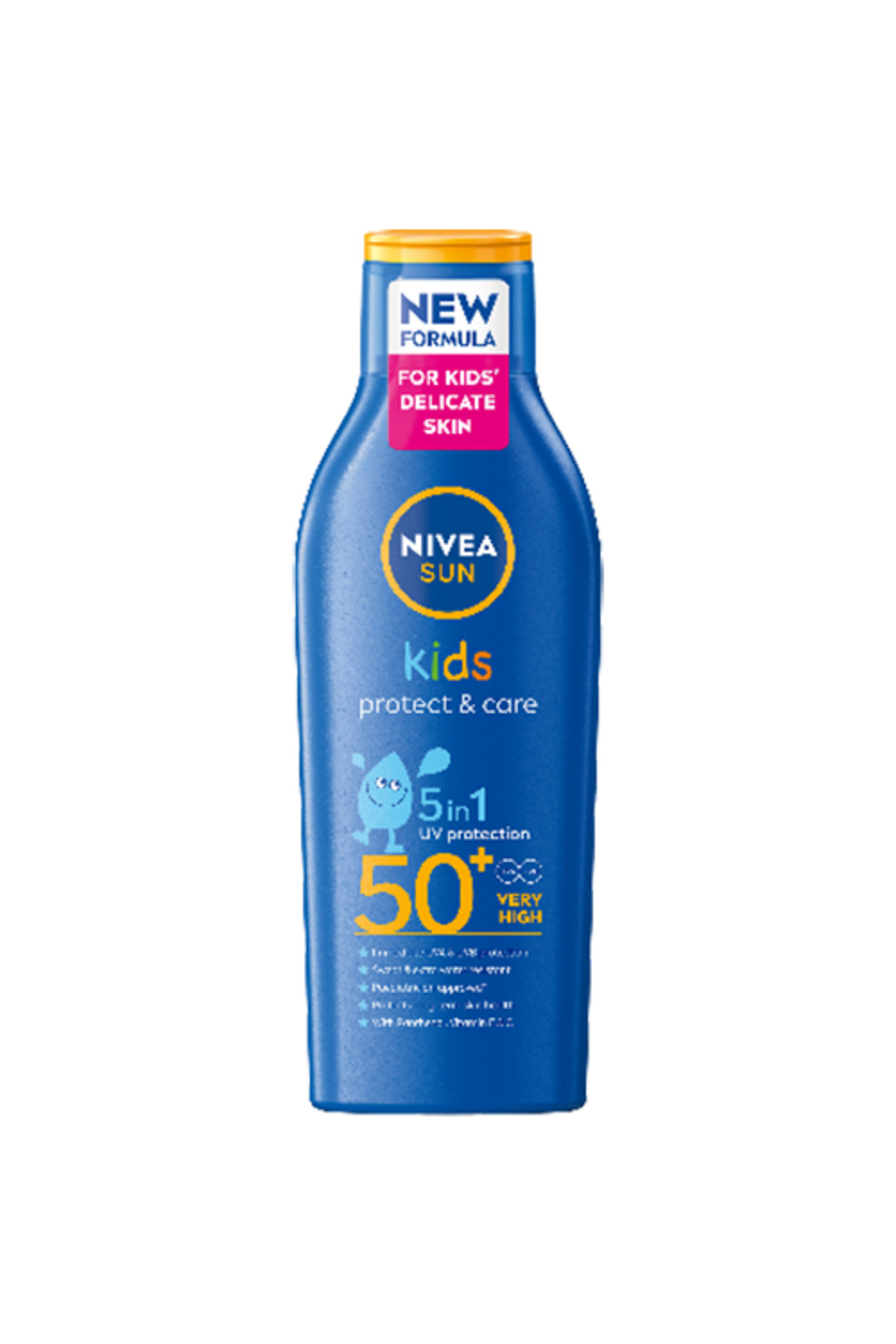 NIVEA Слънцезащитен лосион за деца Защита и грижа SPF50+ 200мл