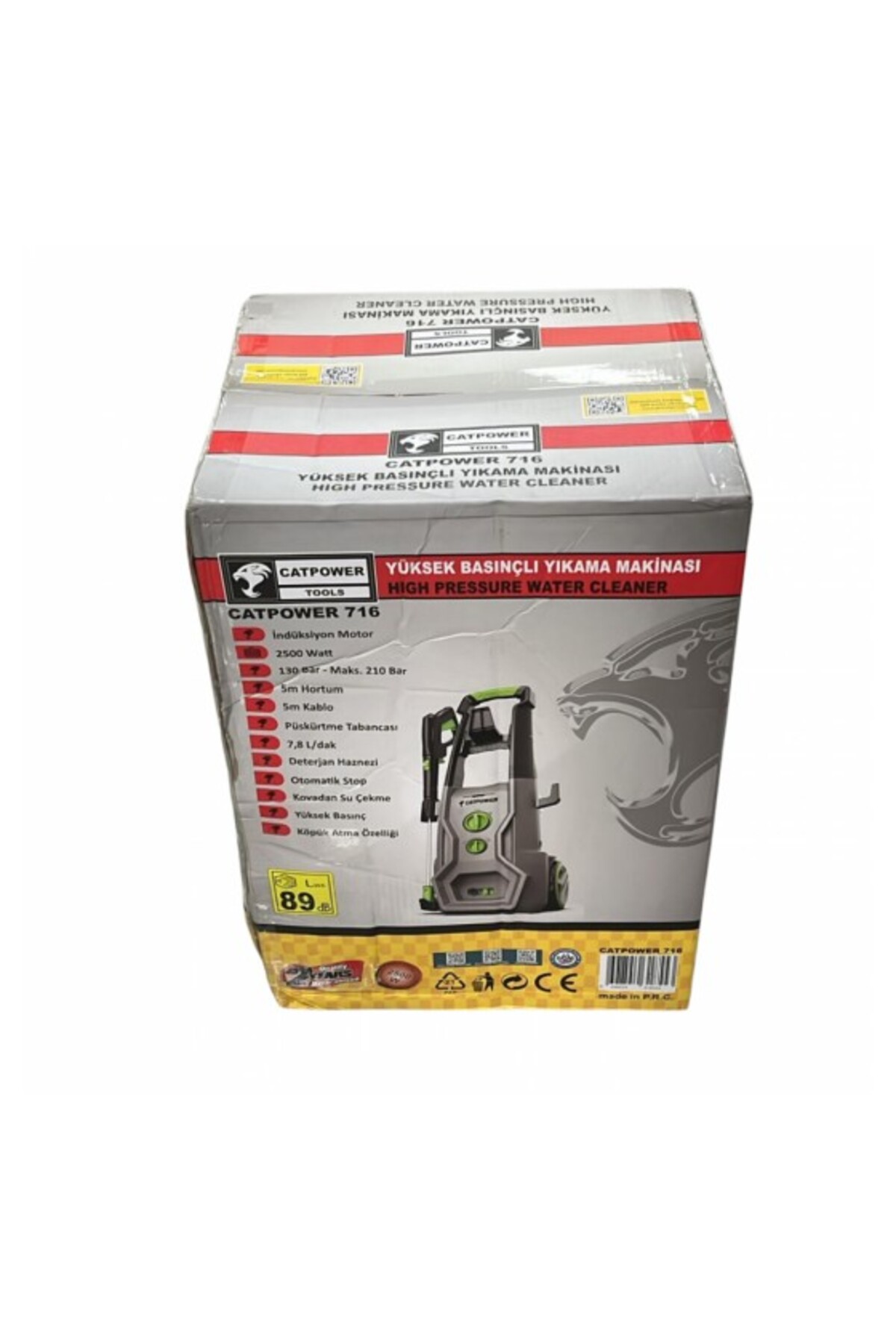 CYH CATPOWER 716 210 BAR YÜKSEK BASINÇLI YIKAMA MAKİNESİ 2500W