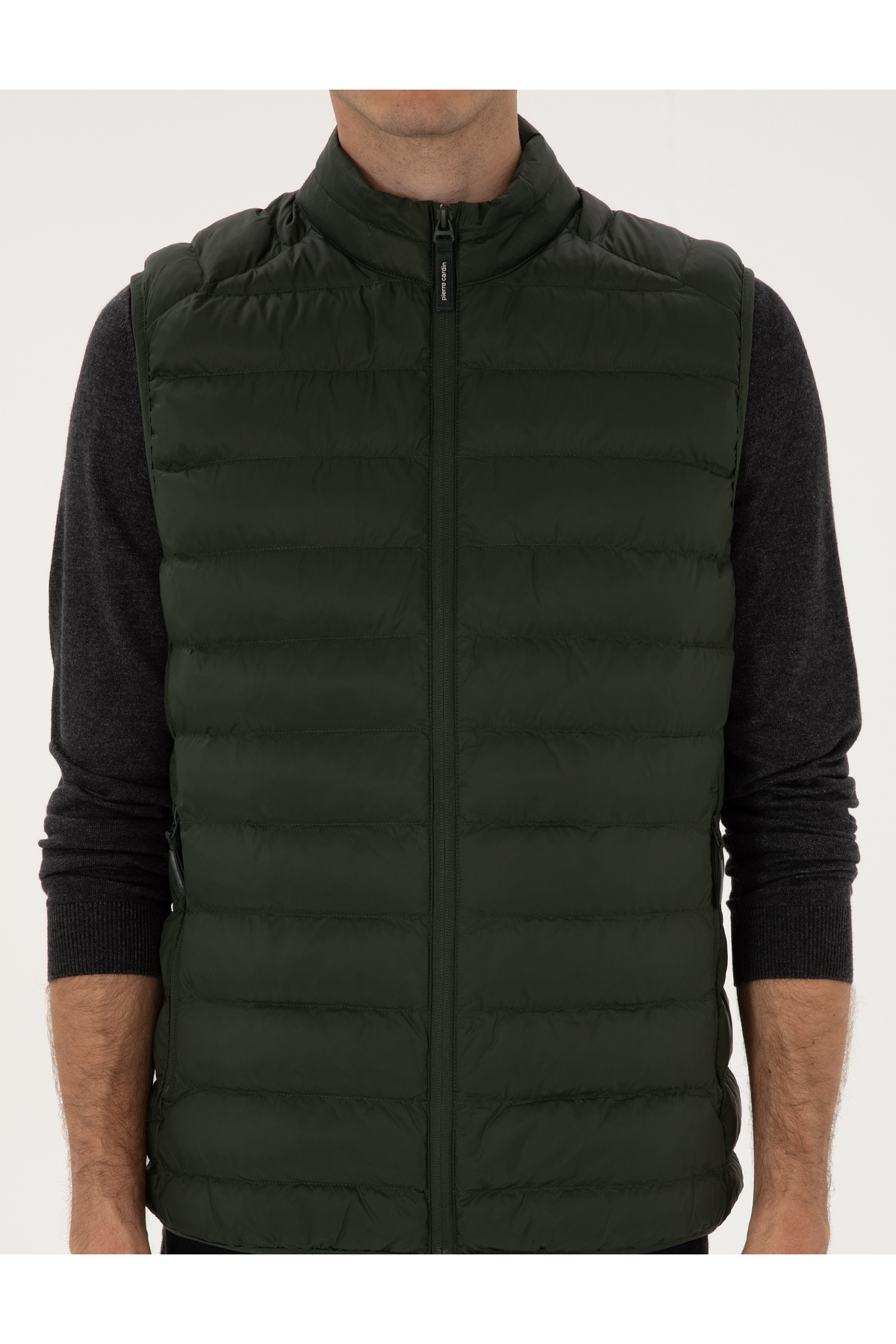 Pierre Cardin Koyu Haki Yelek 50310142-VR111 görsel 7
