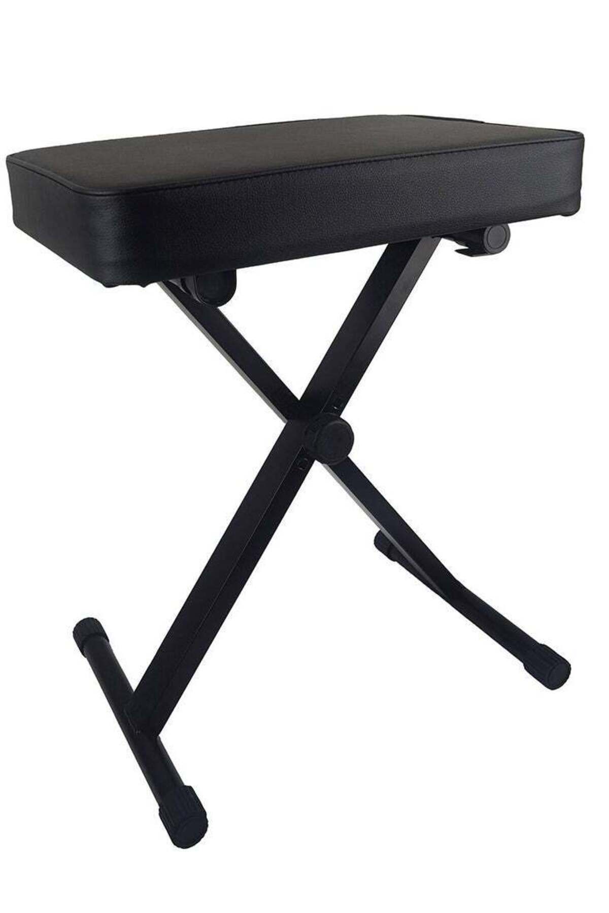 Generic-Mike Music Keyboard Bench X-Style Adjustable Height Piano Bench Upgraded Keyboard Bench Comfortable 1