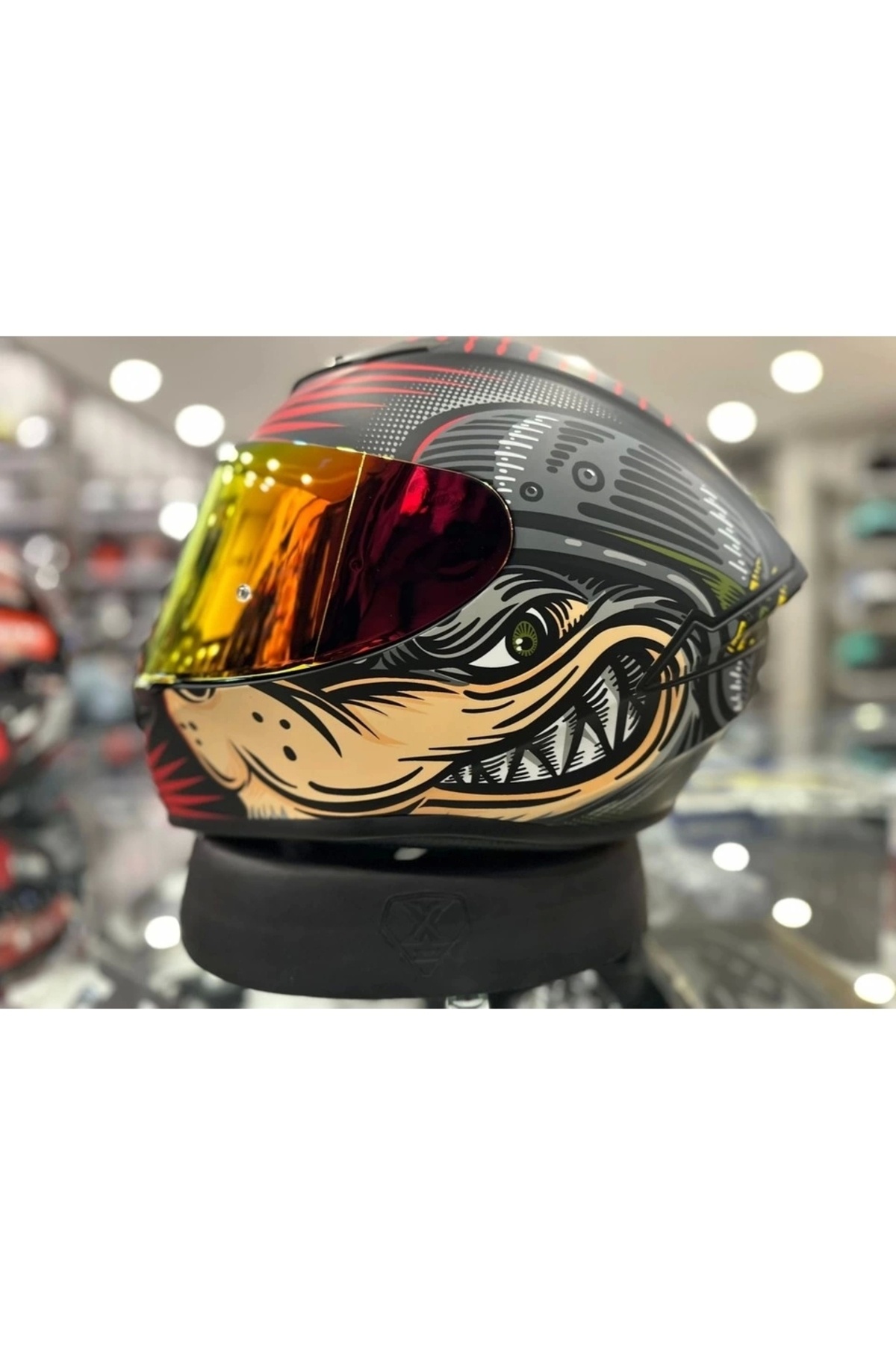 Shiro Kask SH-870 Fighter Wolf Race