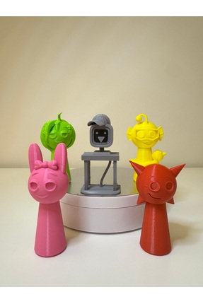 You Toys Sprunki 5li Set -Pinki,Vineria,Mr Fun Computer, Bailey, Maroona Figü...