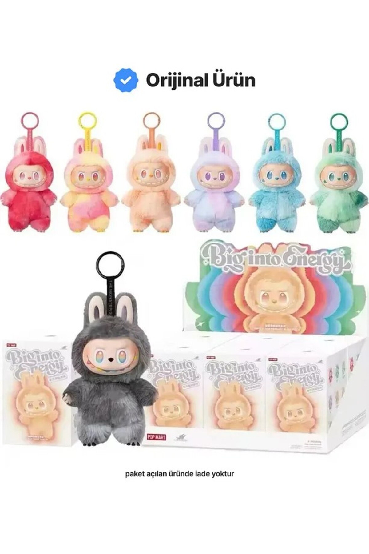 ZıpZıpBox Labubu Big Intro Enerji Figür Kutulu Süpriz Figur Labubu