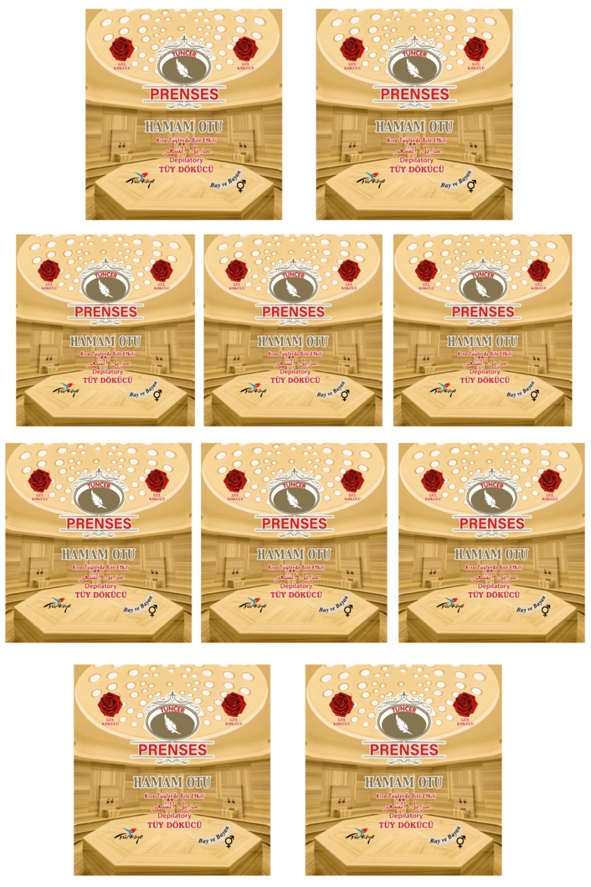 Bynature Hamam Otu 150 Gr X 10 Adet Prenses Hamam Ou