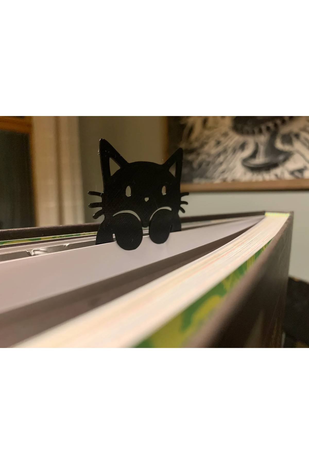 SORA DESIGN Sevimli Kedi Kitap Ayracı – Okuma Severler İçin Dekoratif Aksesuar