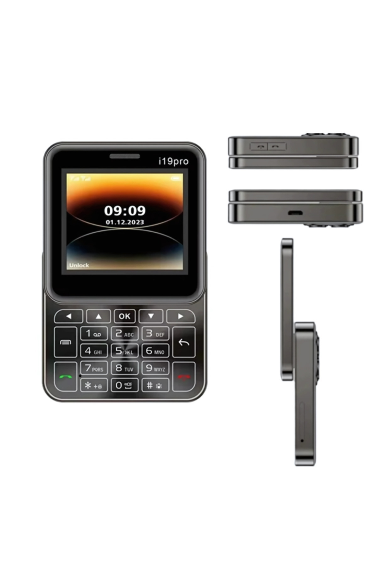 Blasko-Mini Slide i19 Pro 2.4", Dual SIM, camera, FM, Bluetooth – compact and practical phone 3