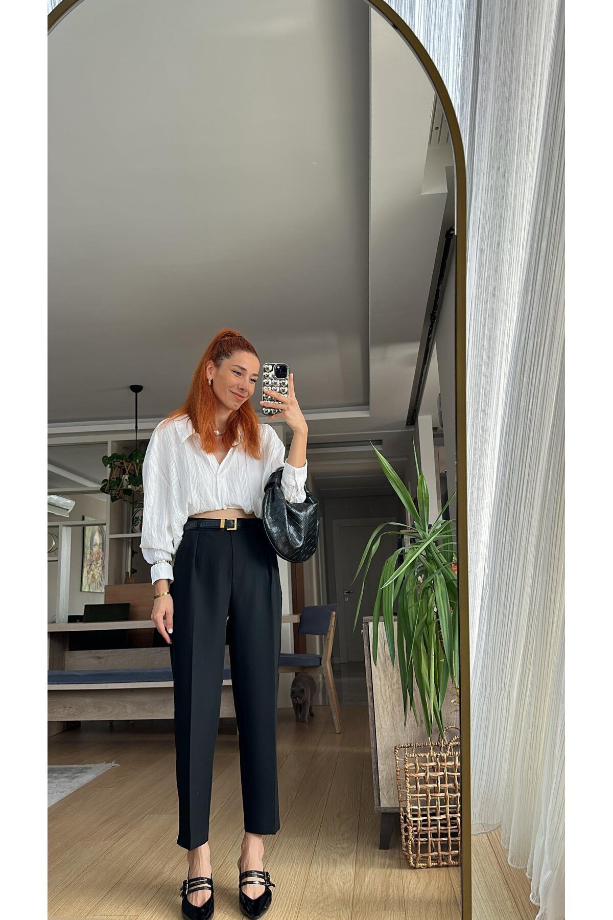 GAMZE ALPTEKİN Zr Original Brand Carrot Pants Fabric Trousers