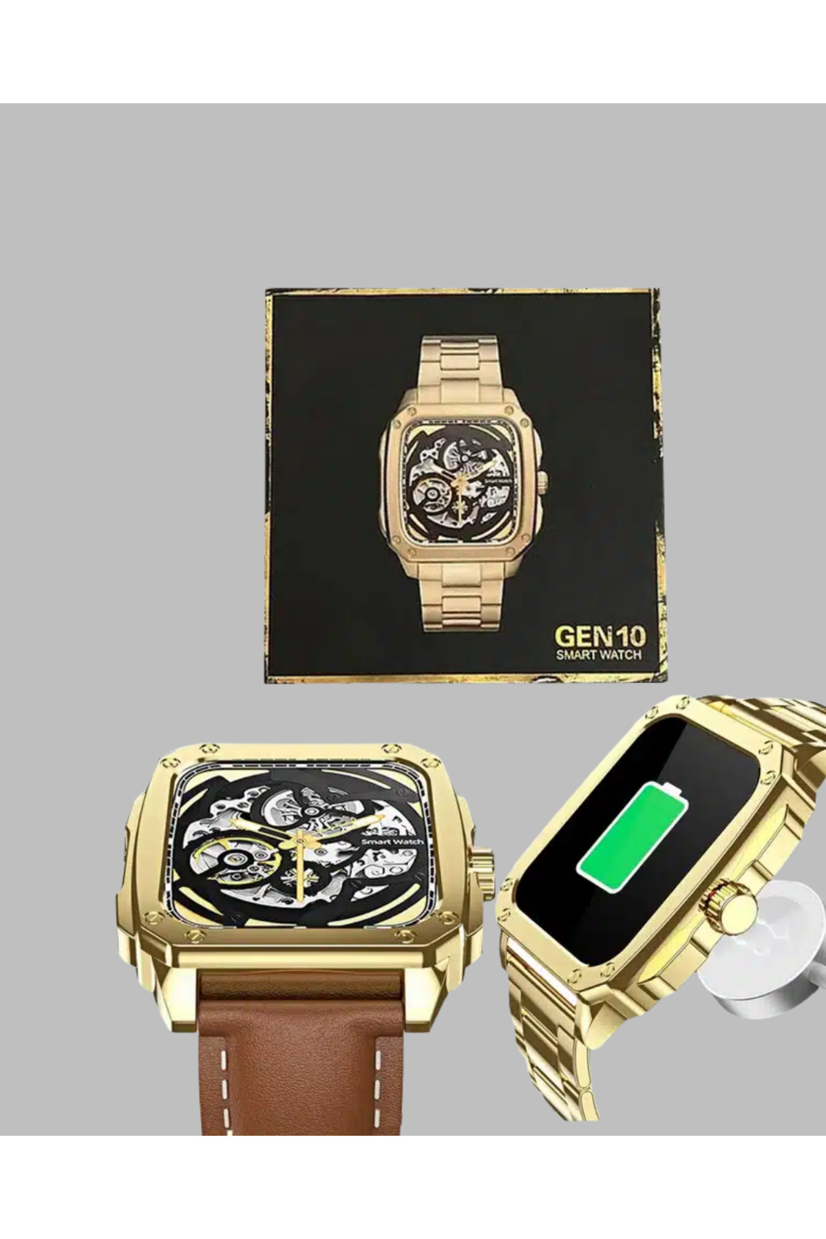 Kanonik Education-Smart Watch Compatible with Ios and Android with Heart Rate, Sleep, and Sports Functions 4