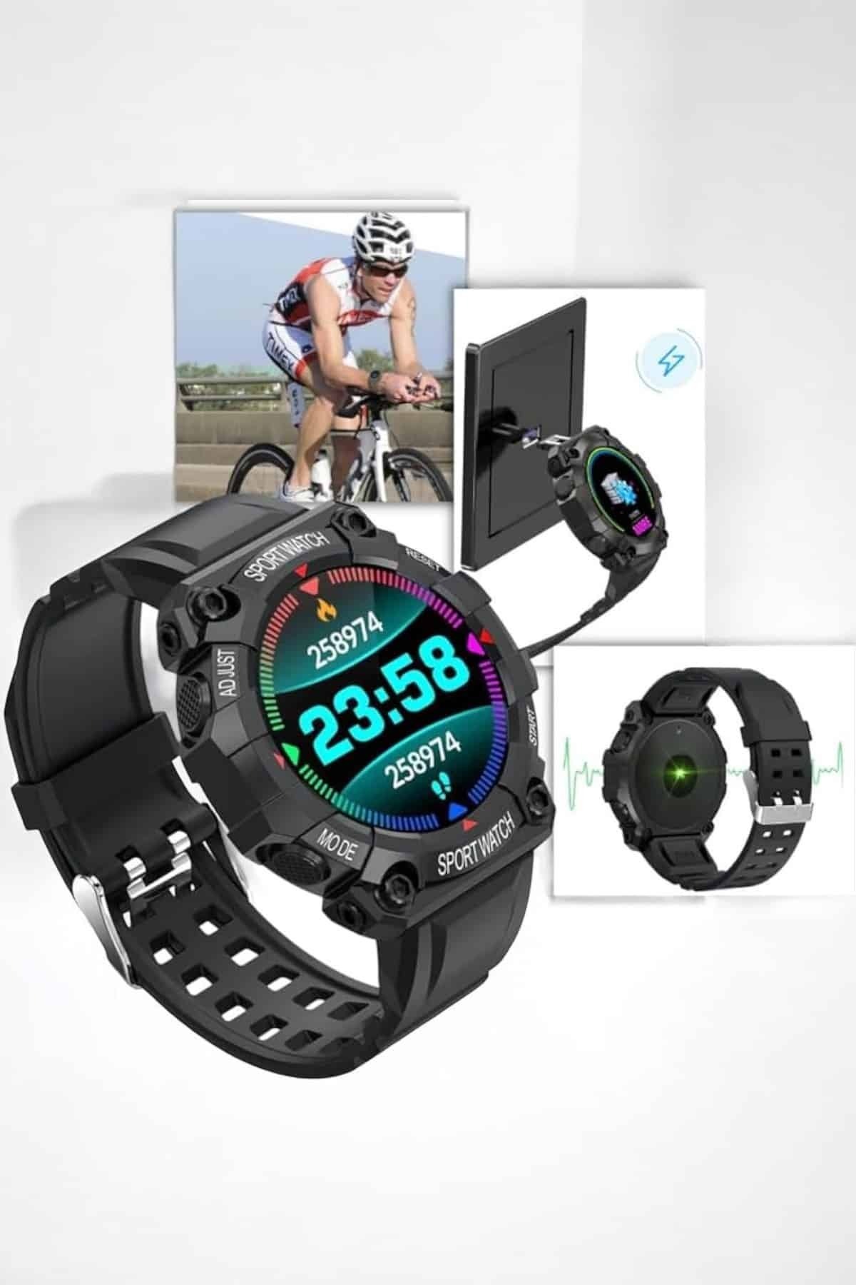 Kanonik Education-New Generation Smart Watch with Bluetooth 5.0 Support Multi-Function 5