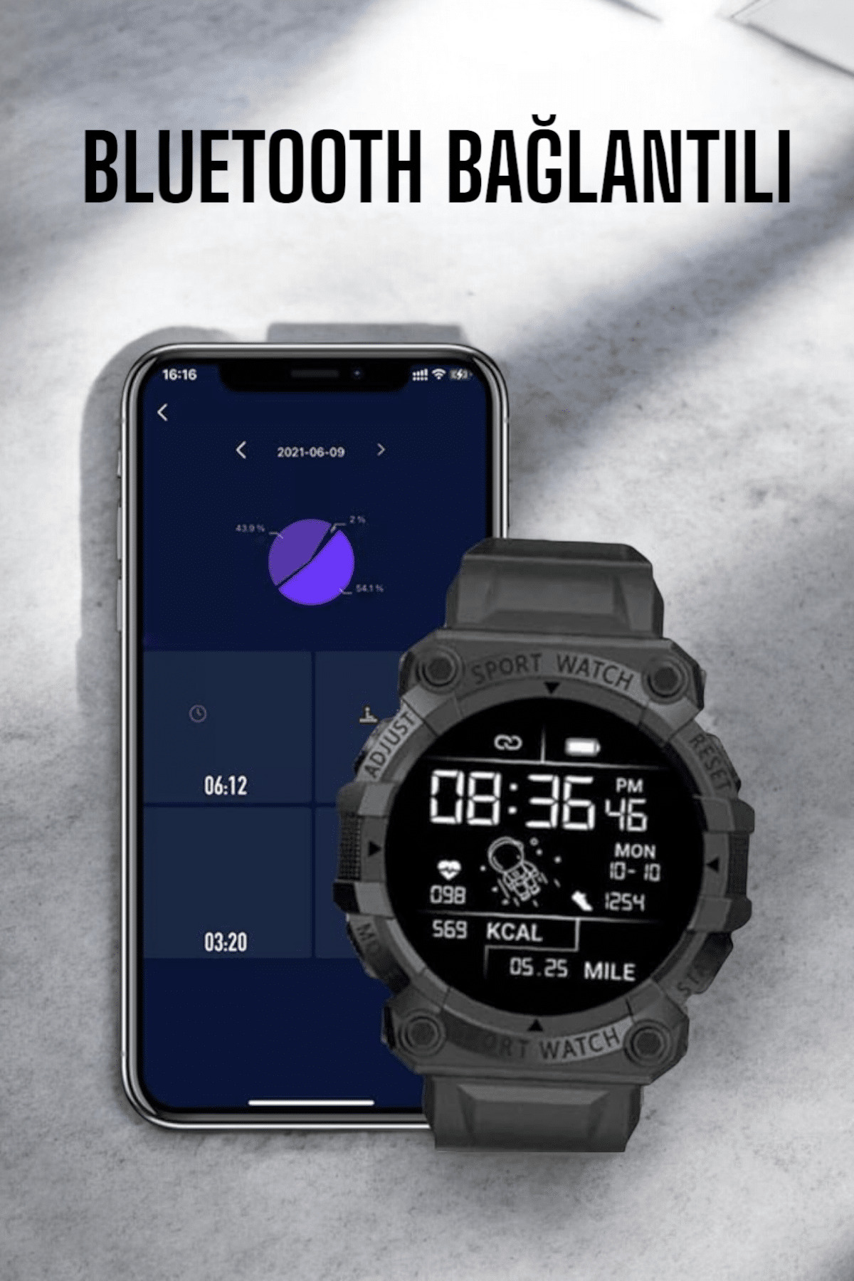 Kanonik Education-New Generation Smart Watch with Bluetooth 5.0 Support Multi-Function 3