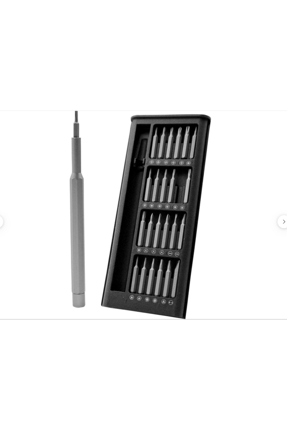 teknoservis 24 Parça Saatçi PC Drone Gözlük Mıknatıslı Tornavida Seti