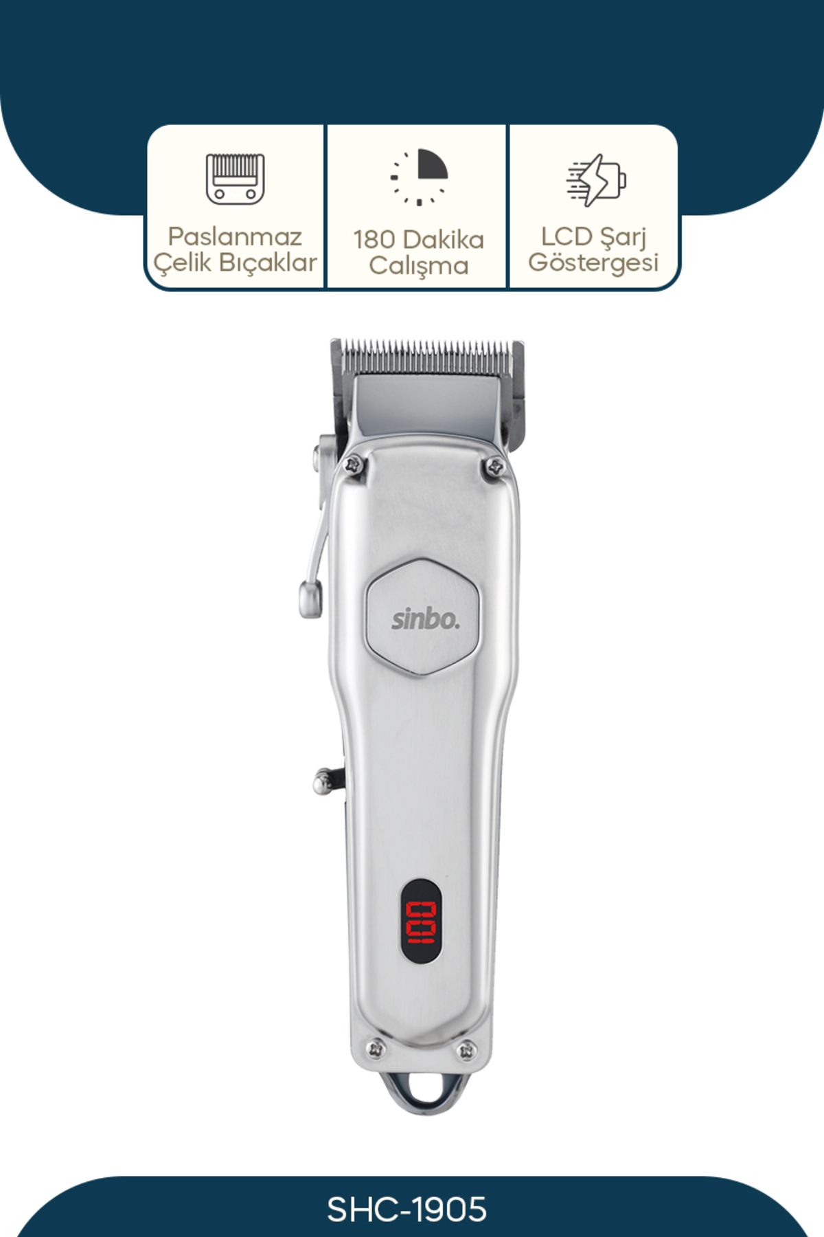 Sinbo SHC-1905 Şarjlı Saç Kesme Makinesi